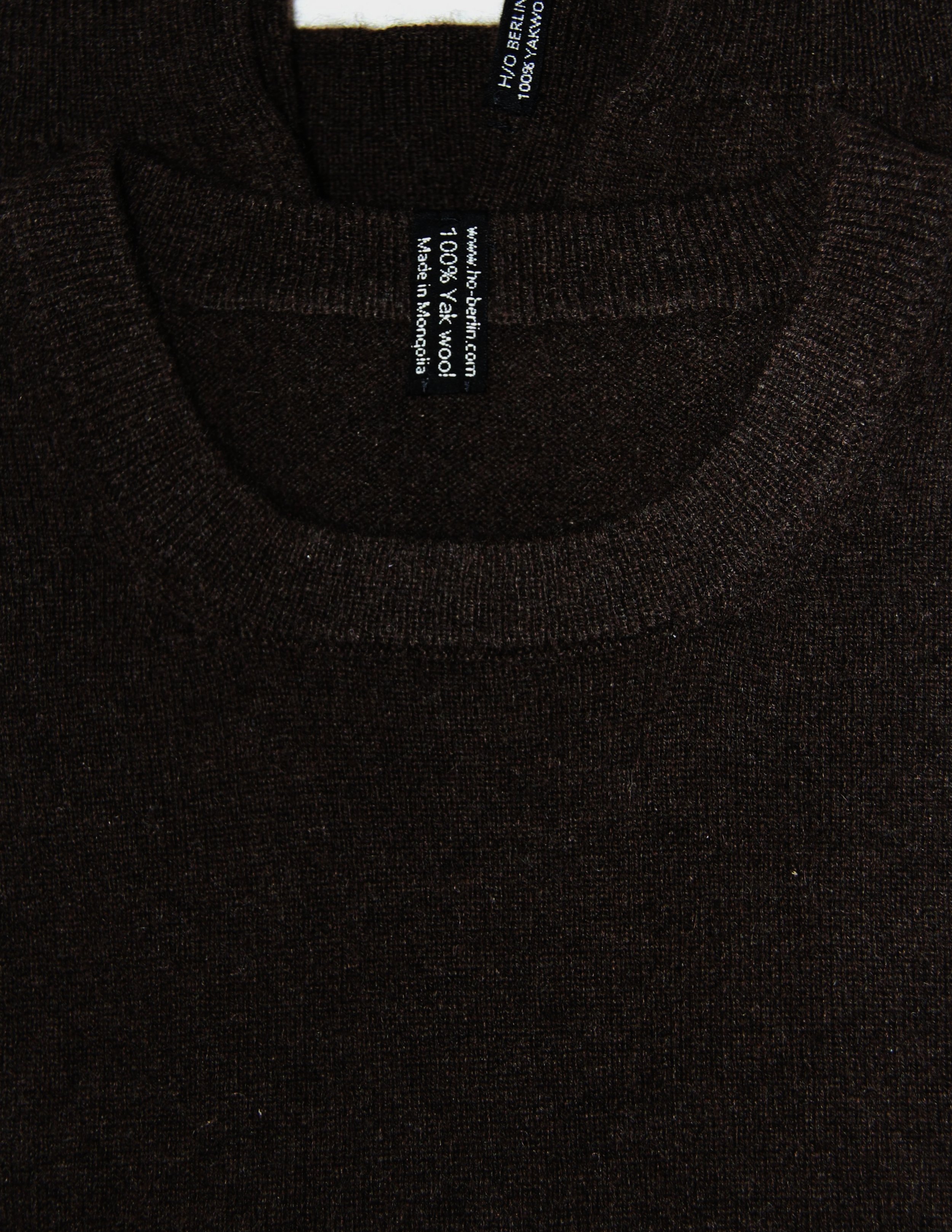 HO Berlin hand of origin pure yak wool pullover crewneck
