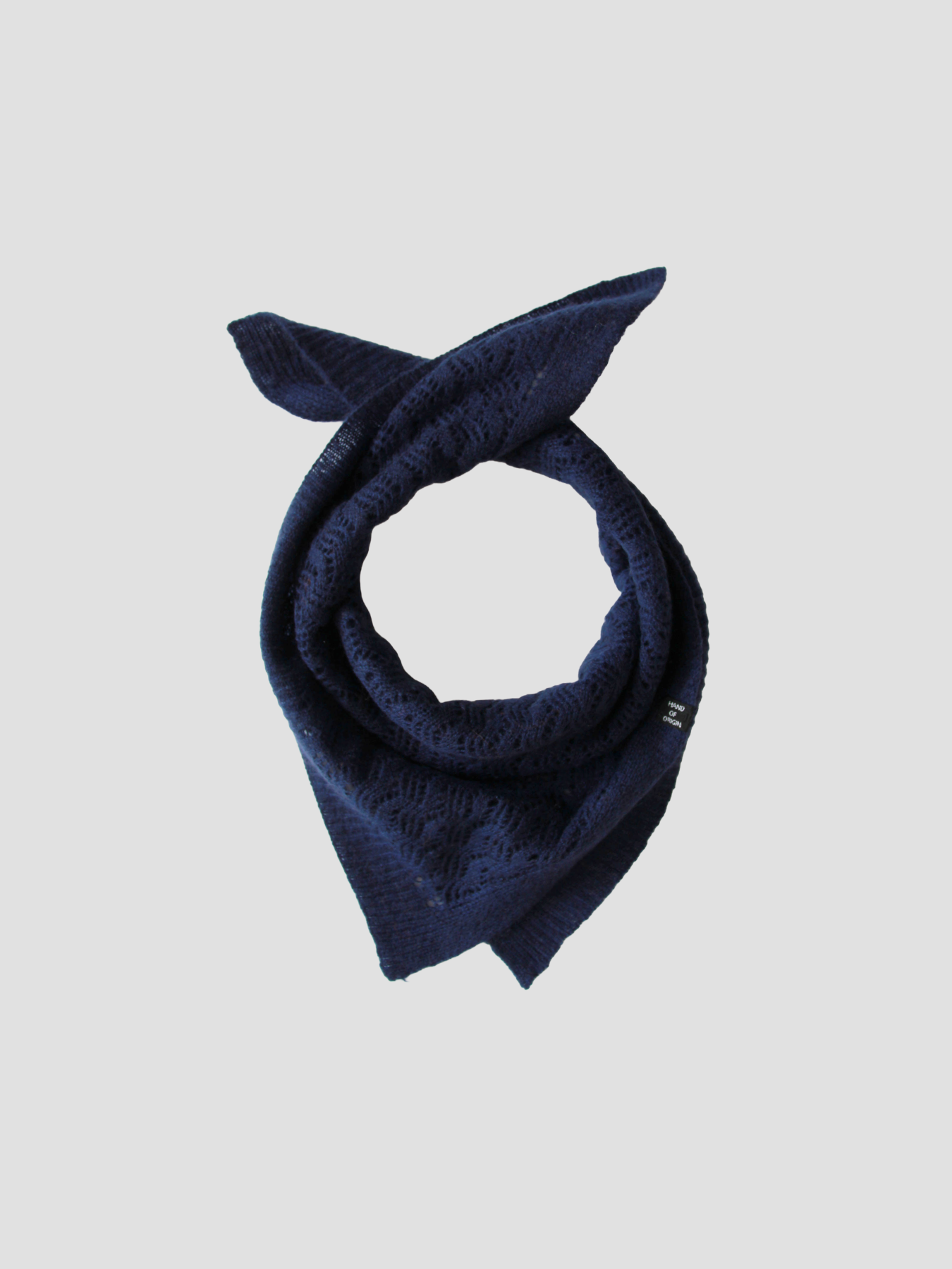 Cashmere Bandana Scarf | 100% Mongolian Cashmere | Hand of Origin Berlin