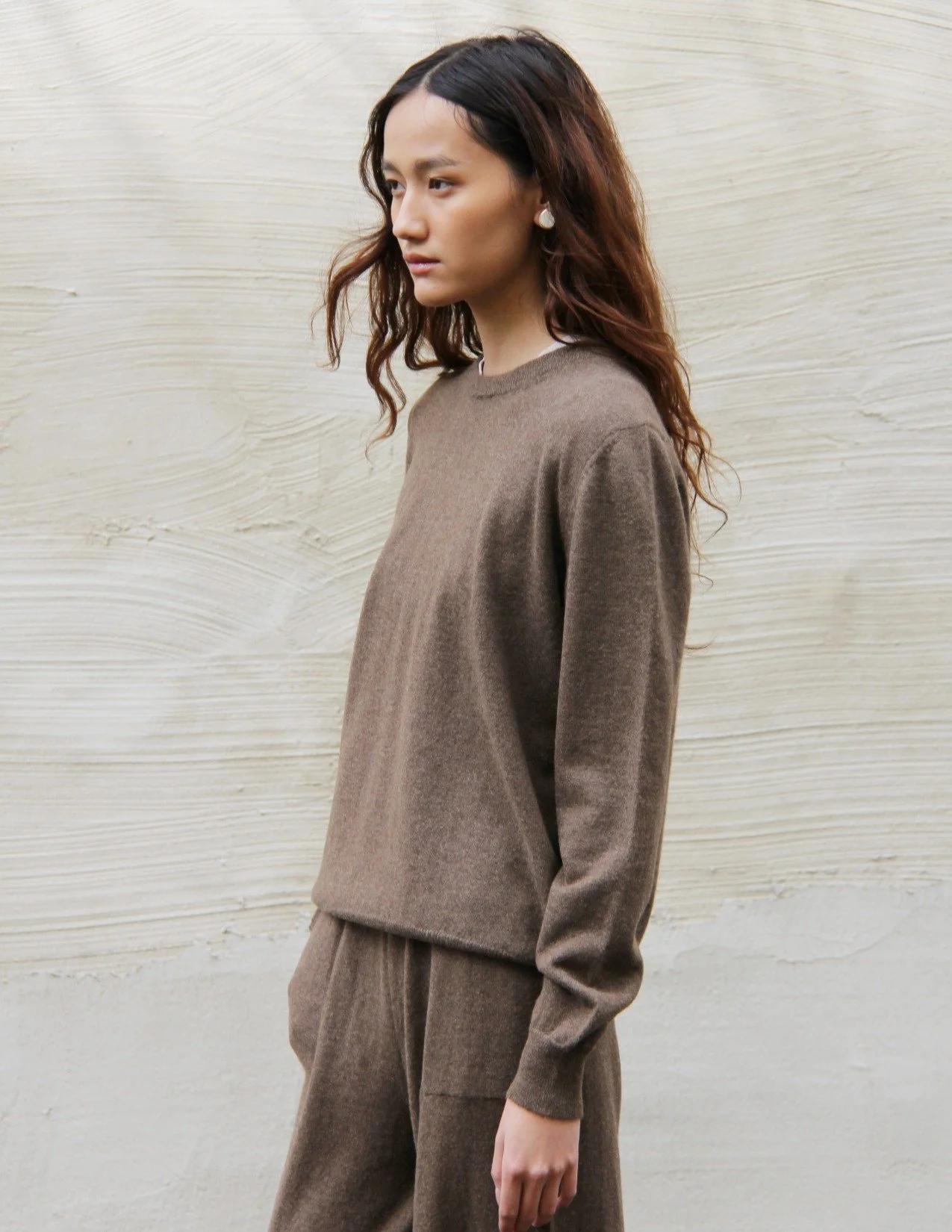 HO Berlin hand of origin pure yak wool pullover crewneck