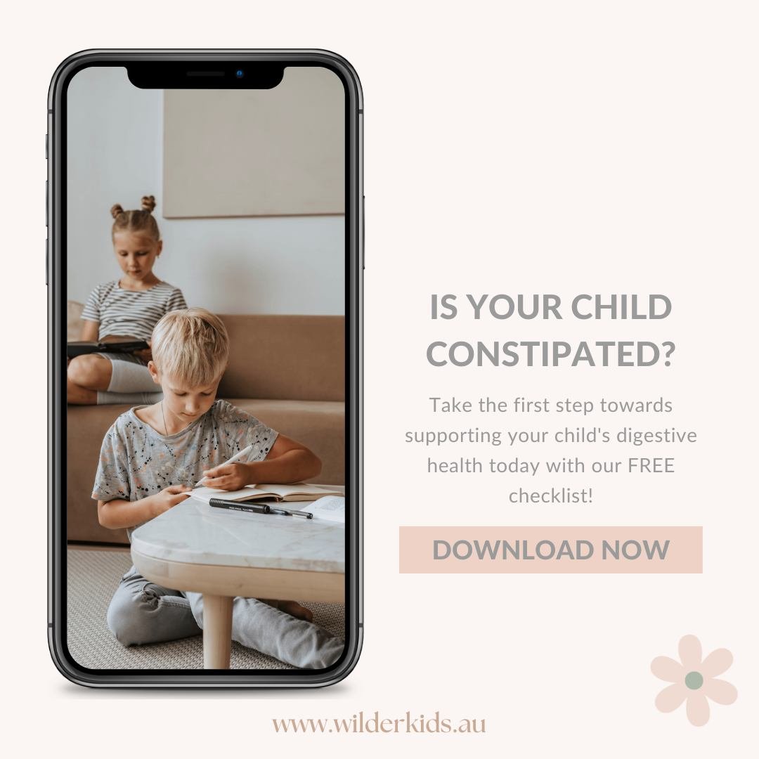 Is your child struggling with digestive discomfort?

My FREE 'Is My Child Constipated' checklist is here to help!

Download now to:

Identify common signs of constipation

Learn practical tips for promoting regularity

Take the first step towards sup