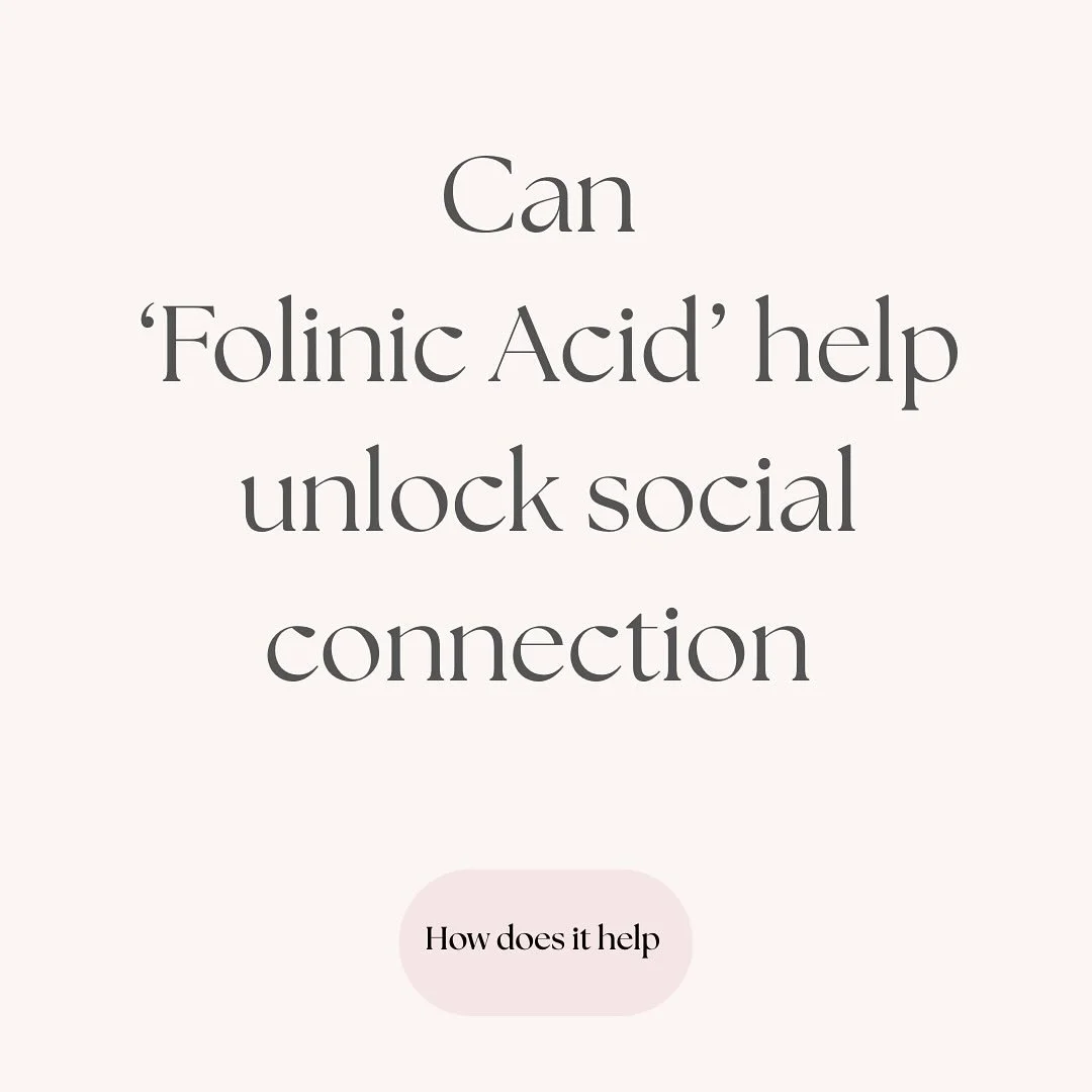 Can a nutrient really help unlock social connection in autism ?🌿
Folinic acid (leucovorin) supports the brain’s chemistry for communication and emotional engagement.
🧠 What Is Folinic Acid?
Folinic acid is the active form of folateyour brai