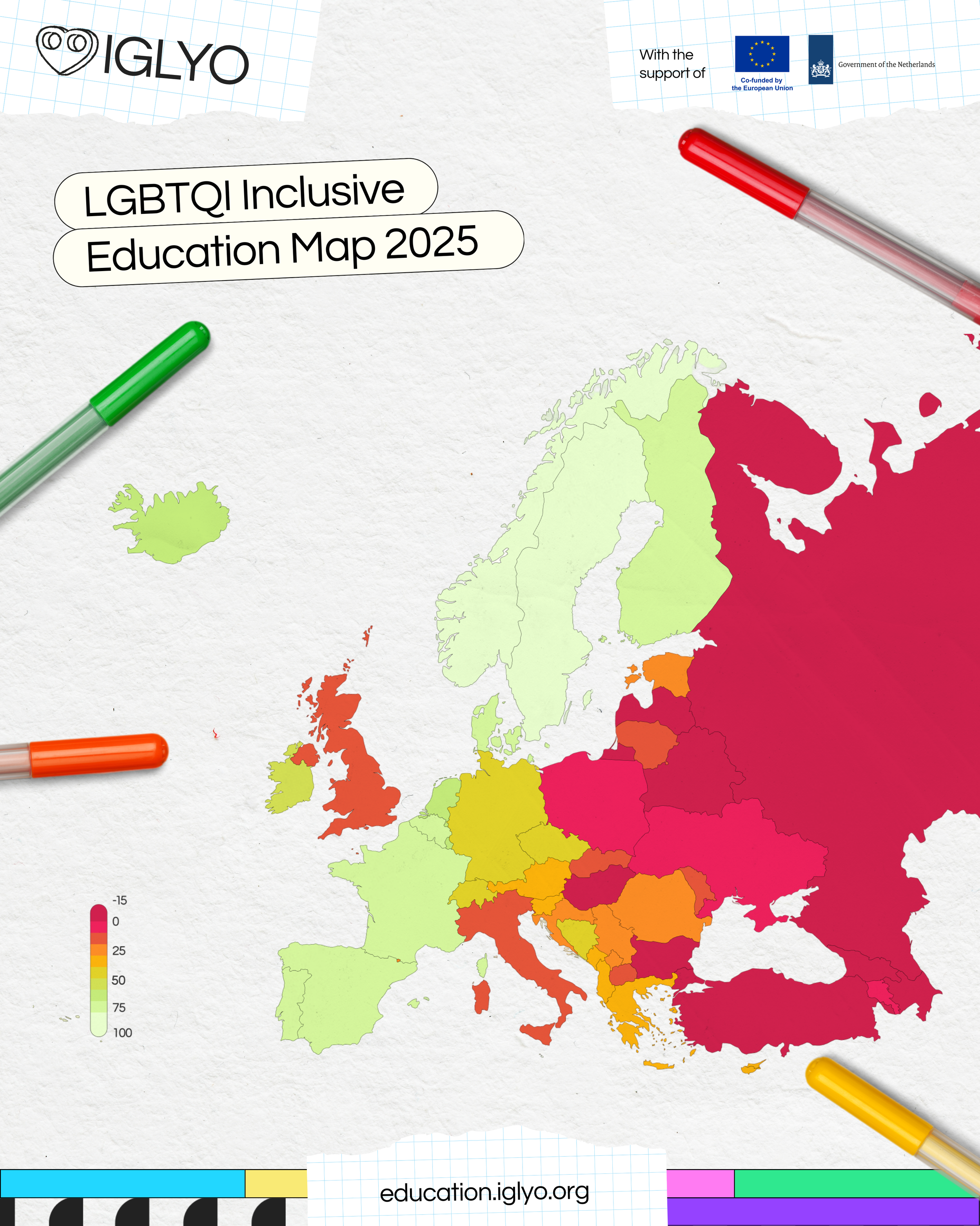 Europäischer Bericht zu LGBTIQ-inklusiver Bildung: Schweiz im Mittelfeld