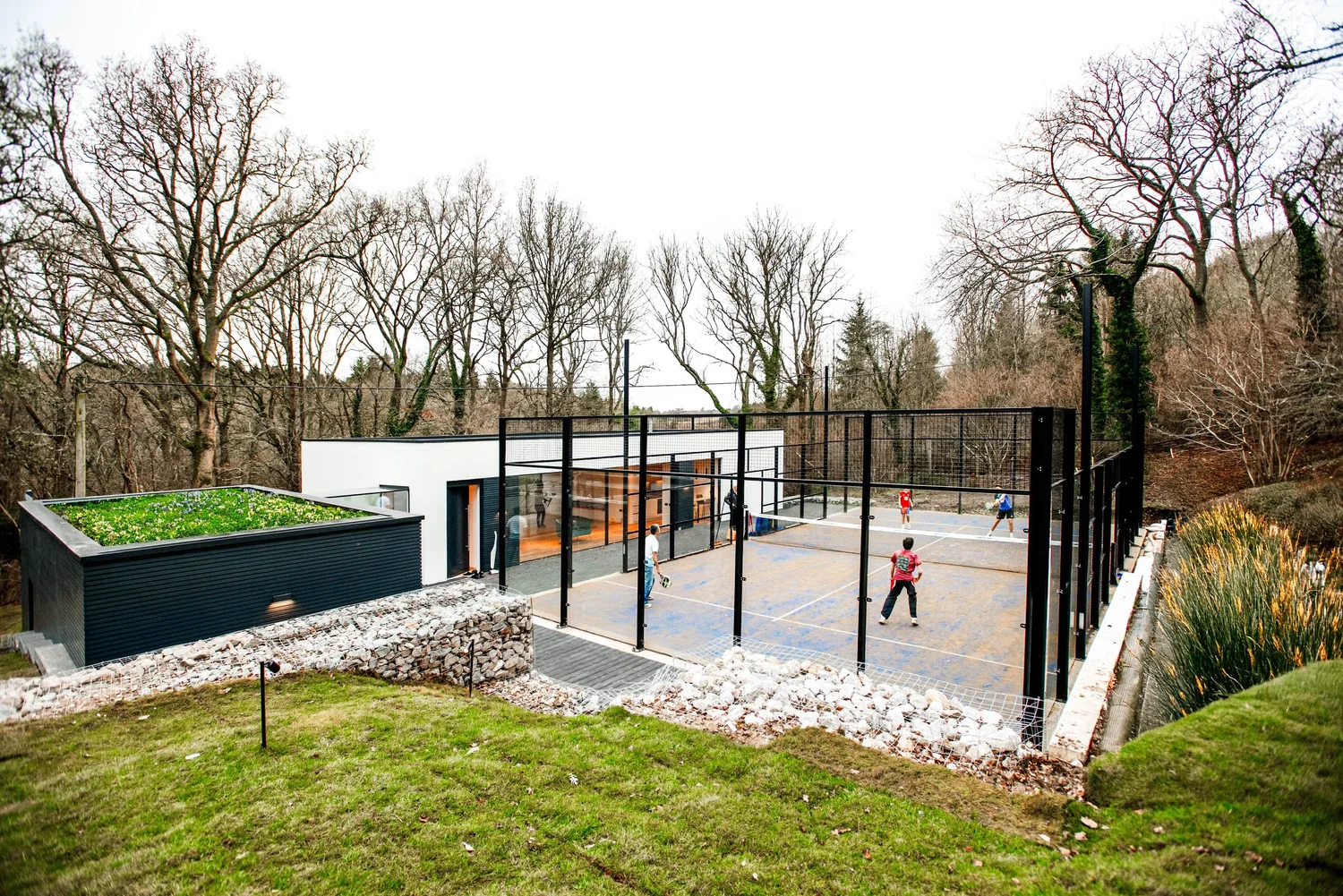 Padel court in the grounds