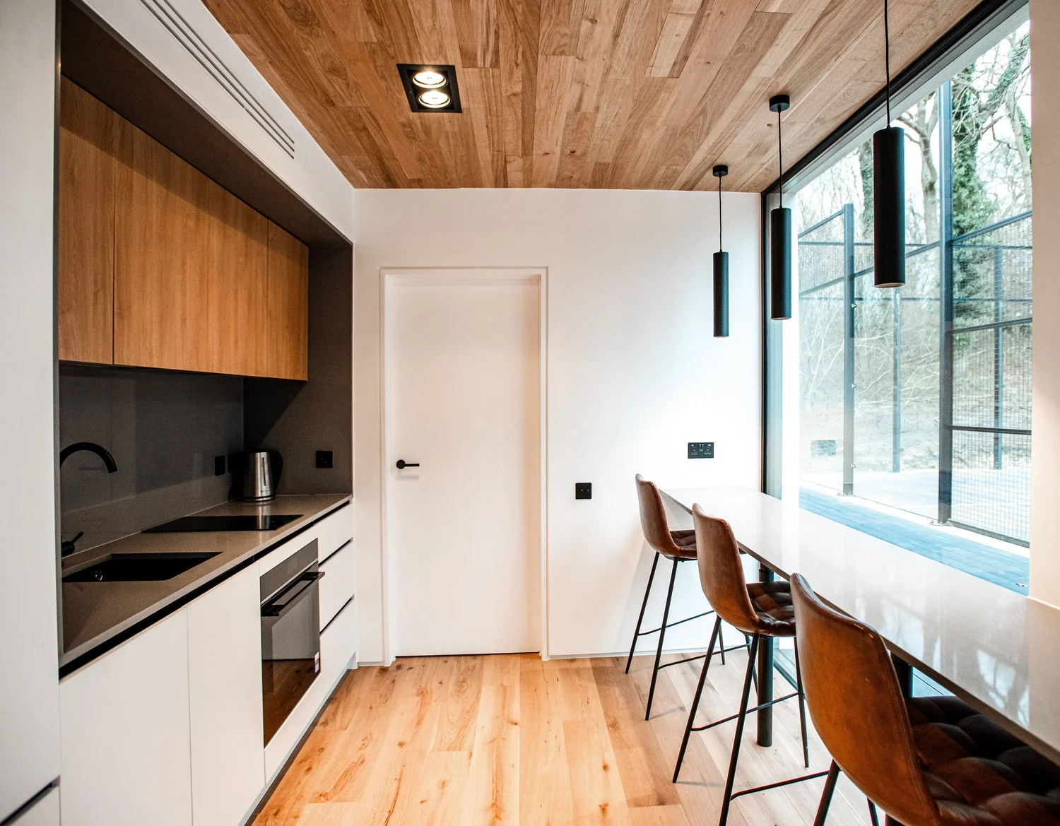 Kitchen and dining area