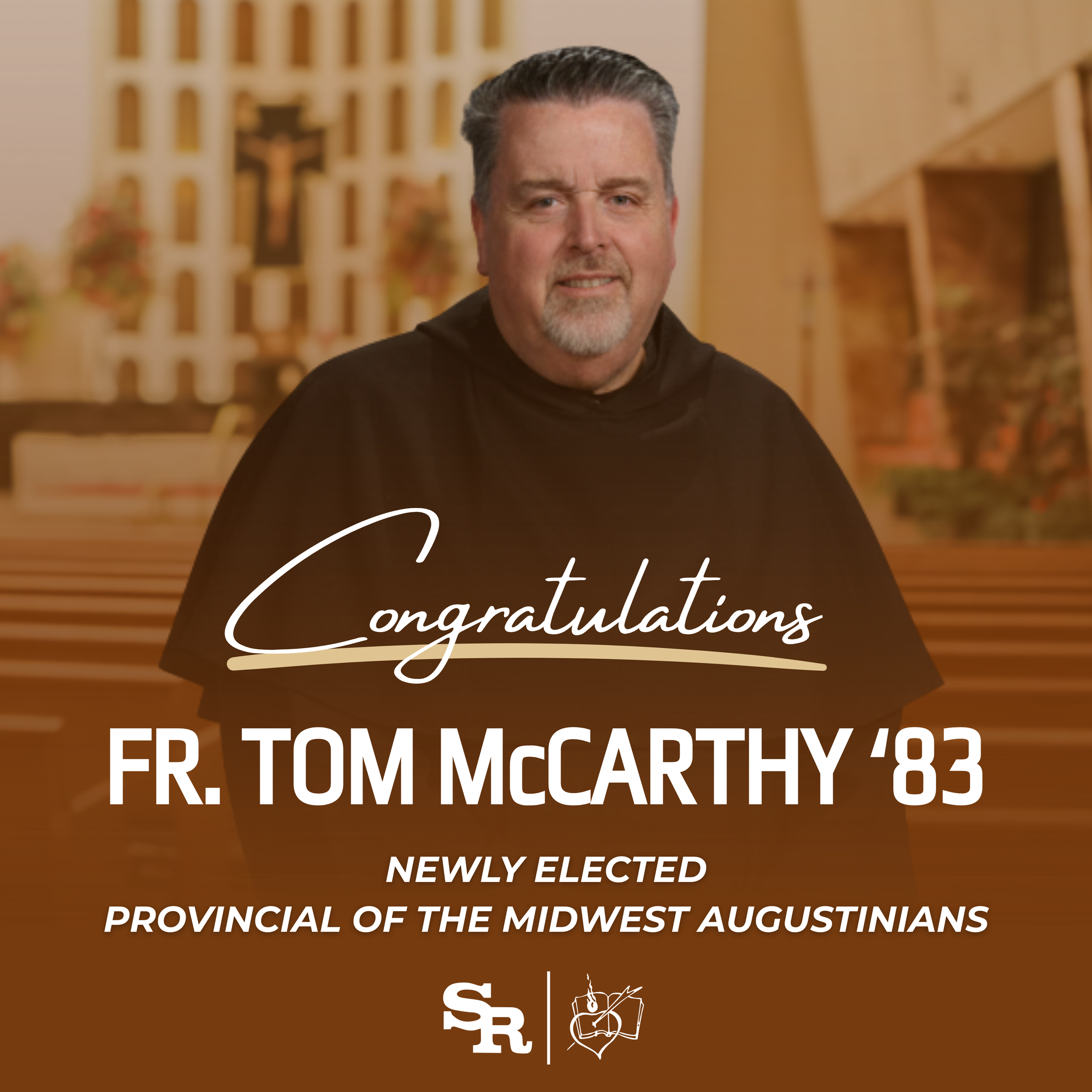 Father Tom McCarthy, O.S.A. ‘83 Elected Prior Provincial of the Midwest Augustinians
