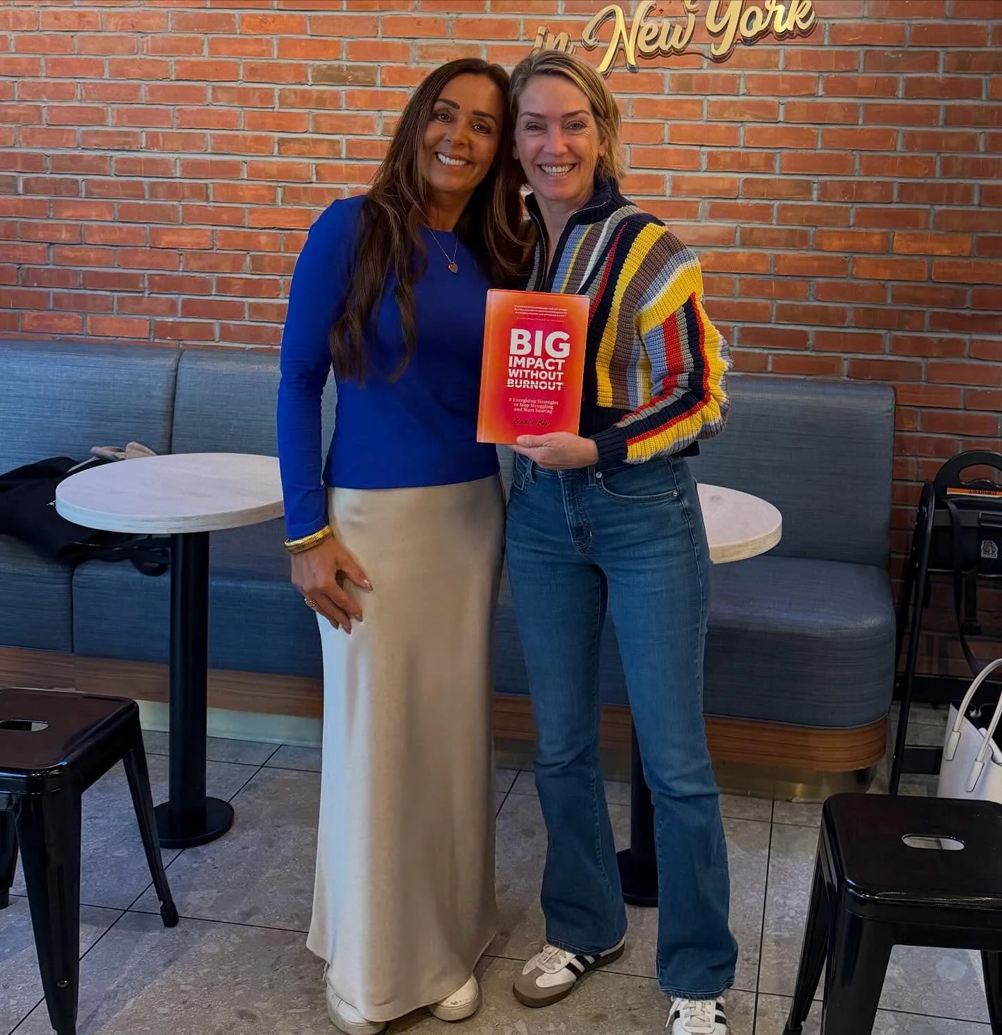 Who says you can&rsquo;t meet new old friends online?

And on #LinkedIn at that. 

Years ago, I connected with @biancabest_ on LinkedIn.

Who found who first is lost to memory. 

She was in London, I was in New York. 

Bianca was leading big teams at