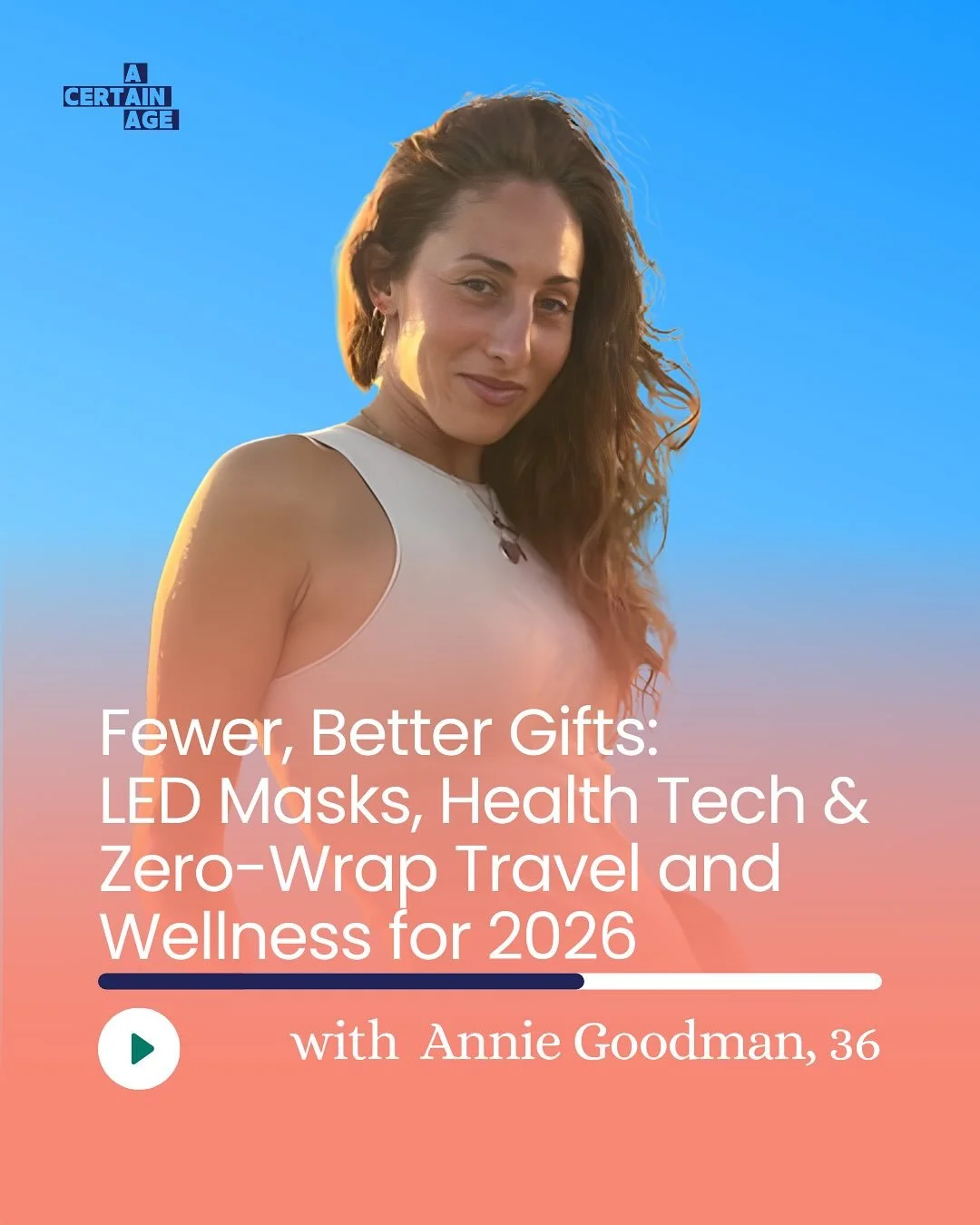 Fewer, better things&mdash;that&rsquo;s my midlife mantra after the crazy-hard empty-nest downsizing. 

Smart, curated gifting feels right as we balance editing our lives and treating our loved ones as we head into 2026. 

London-based wellness edito
