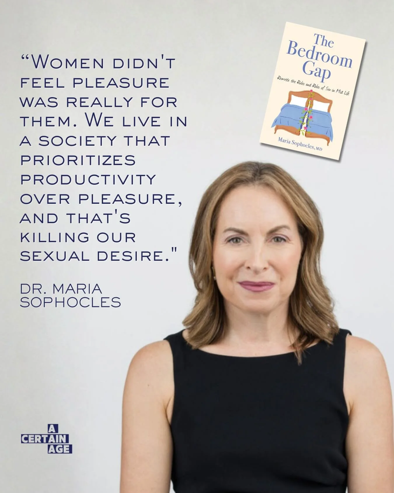 Hello Galentines! 🩷

Dr. Maria Sophocles wants you to focus more on pleasure, less on productivity. 

Show yourself a little love&mdash;today and every day. 

🎙️You can start by listening to Maria on the pod this week. Comment EPISODE and I&rsquo;l