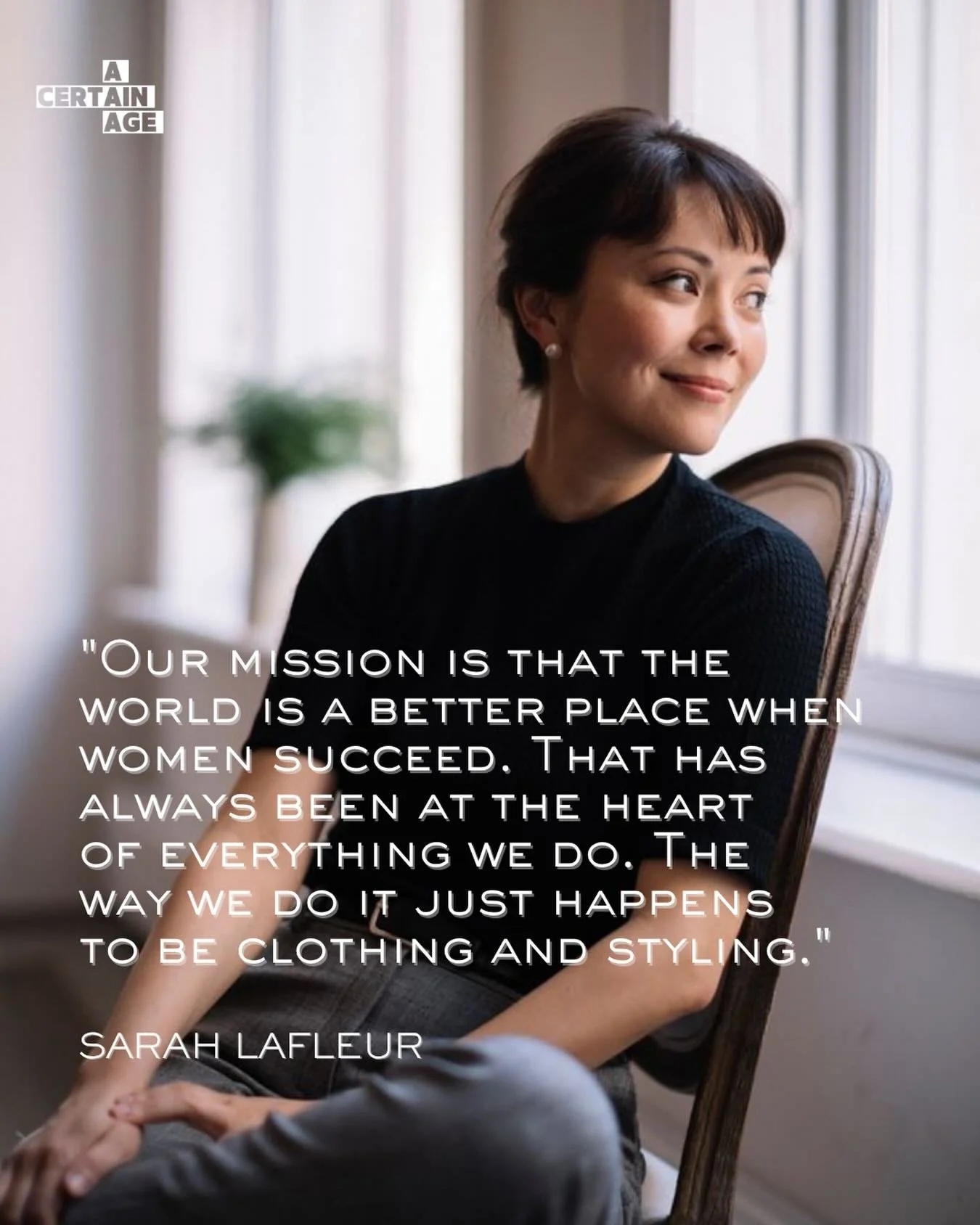 Sarah LaFleur created a beautiful brand rooted in a singular ethos&mdash;the word is better when women succeed. 

Shopping women-owned brands, smaller startups and businesses that speak to female consumers with respect and integrity is increasingly m
