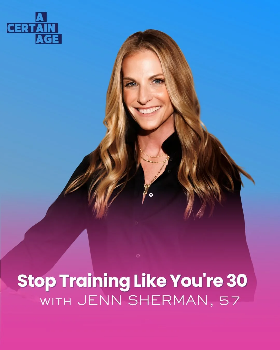 Midlife hits and suddenly the fitness strategies that carried you through your 30s start quiet quitting on you. 

Ready to shake up your fitness and your life? 

Meet Jenn Sherman&mdash;hired by Peloton at 45 after years as a stay-at-home mom, now 57