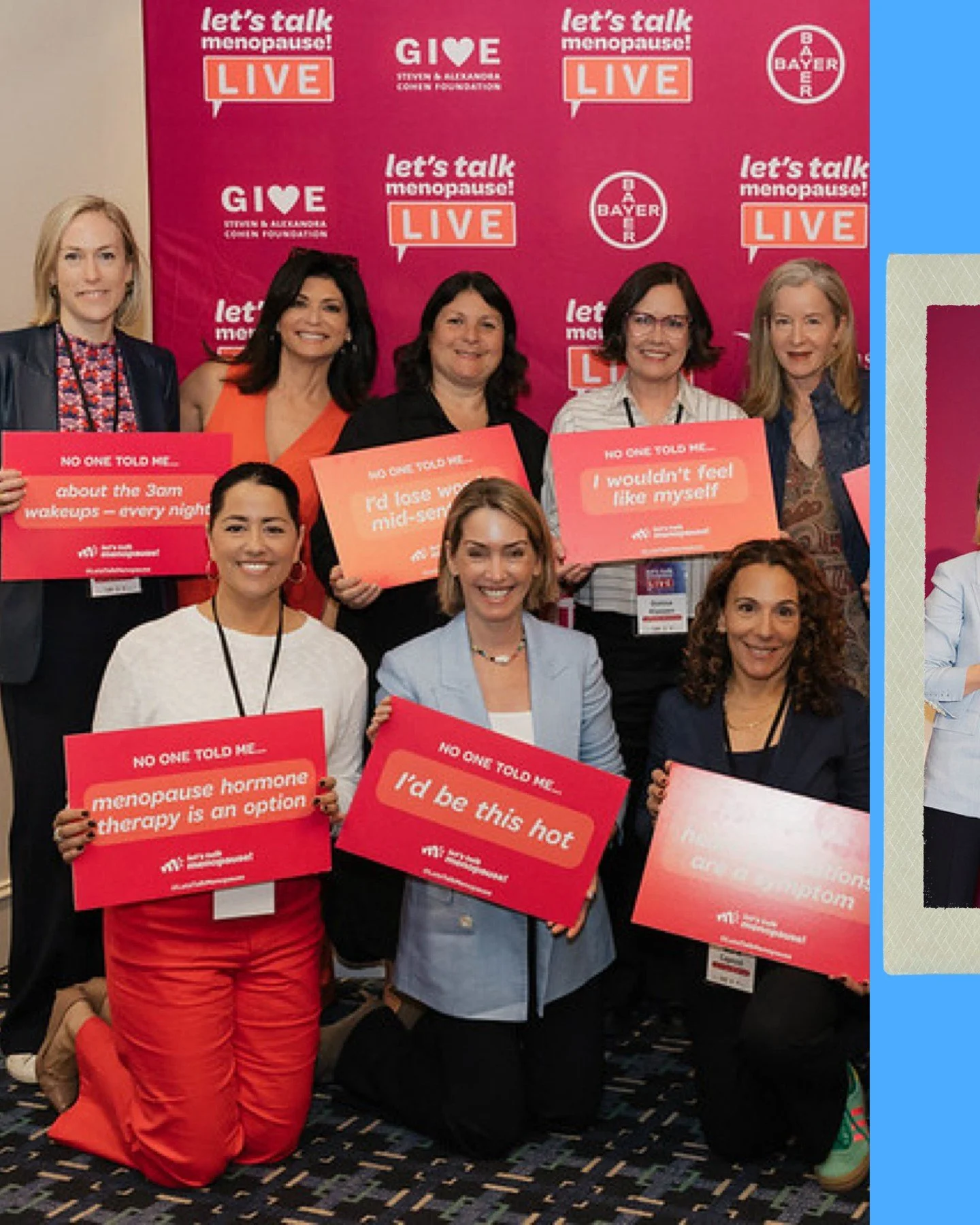 Shout out to the small but mighty team of @letstalkmenopause on another power-packed Menoposium!

Boston, you were fab&mdash;5 hours. 4 panels. 13 expert voices. And hundreds of women who flew in from all across the country for community, connection 