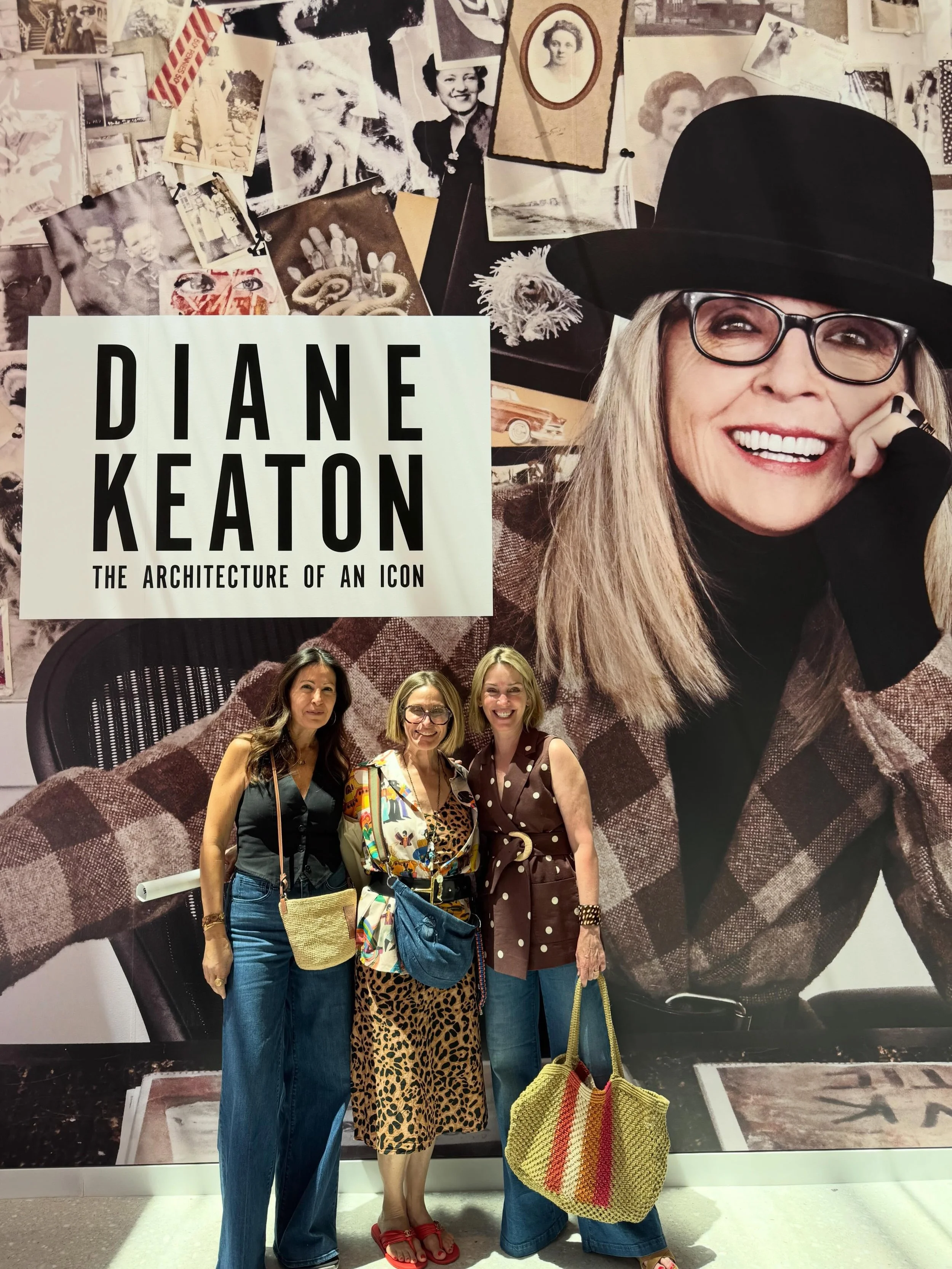An afternoon with the singular Diane Keaton and two women who channel her style and verve&mdash;@dina_aronson and @alisagreenspan. 

Is there anything better than playing #midlifehooky on a stunning summer Friday?!?

I think not. 

And fun to run int