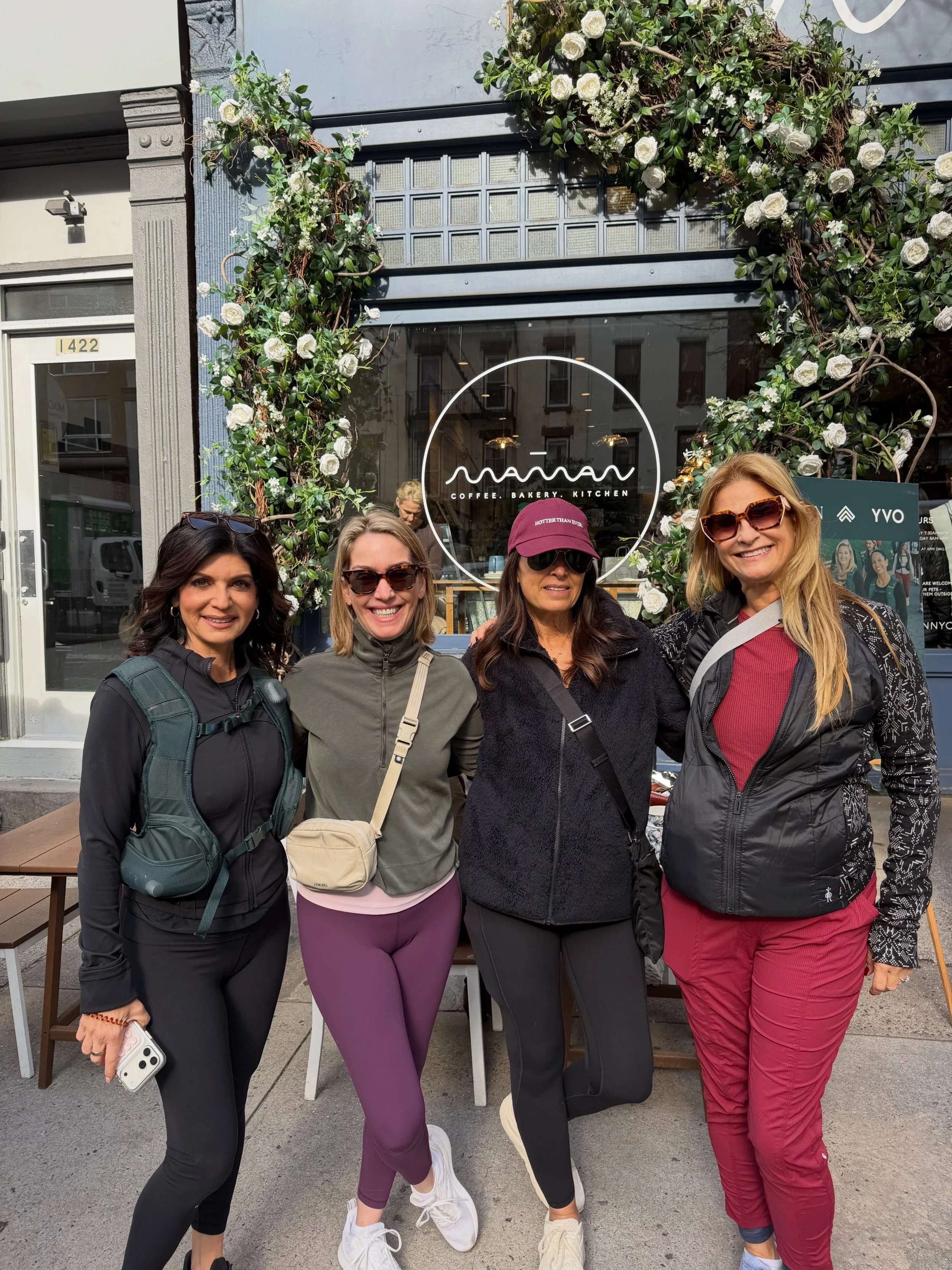 Thank you for all the bday wishes!

Started the day with a walk through Central Park with @yvowarrior x @tamsenfadal. 

200 women, coffee, conversation a gorgeous morning!

Love hanging with @dina_aronson, @dr.risaryger, @drmariza and getting to meet