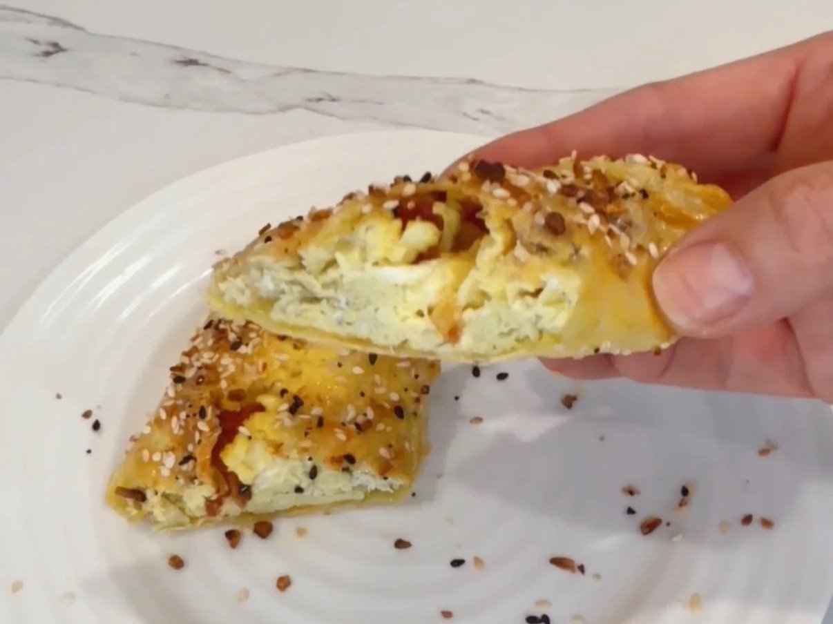 Viral Rice Paper Bacon, Egg, &amp; Cheese