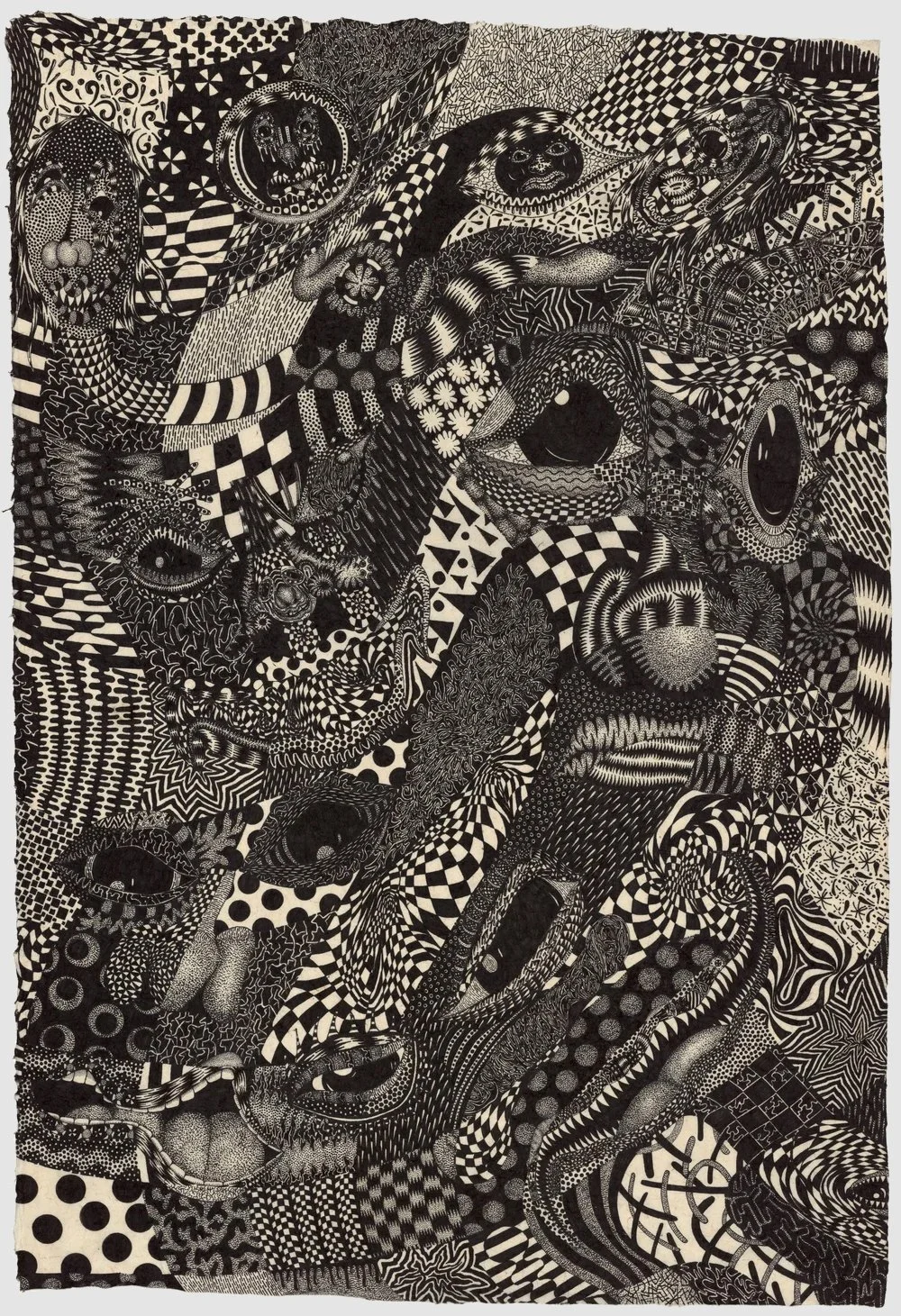 Things Will Never Be The Same, 2020.
Ink on handmade Washi paper.
55 x 85 cm.