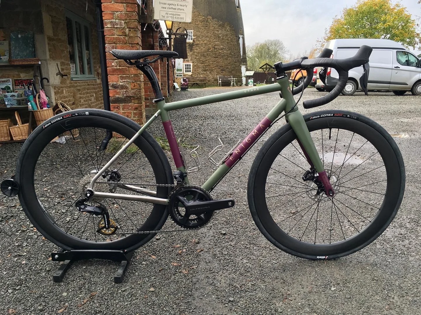 Enigma Etape Olive green custom build