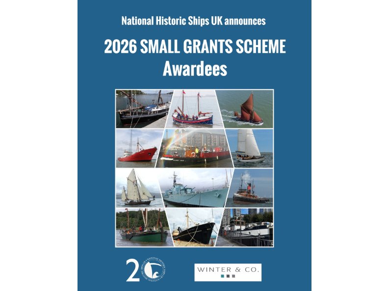 SS Explorer Awarded National Historic Ships Grant £800 to Support Vital Hull Protection Works