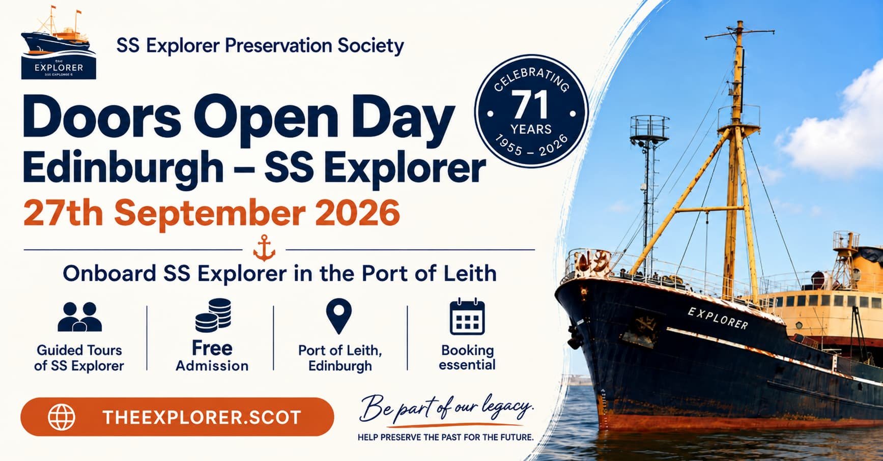 Guided Tours of SS Explorer