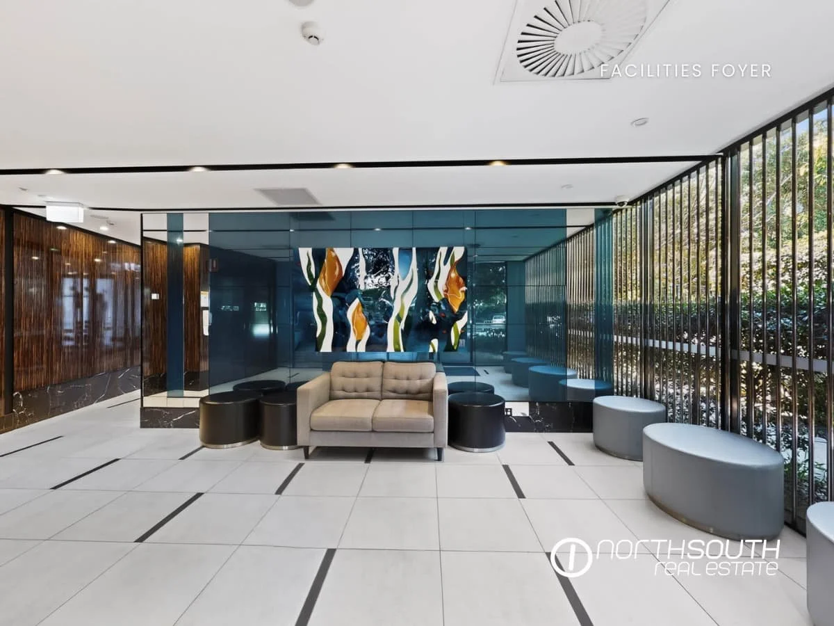 Facilities Foyer at Waterpoint Residences, Biggera Waters QLD. 