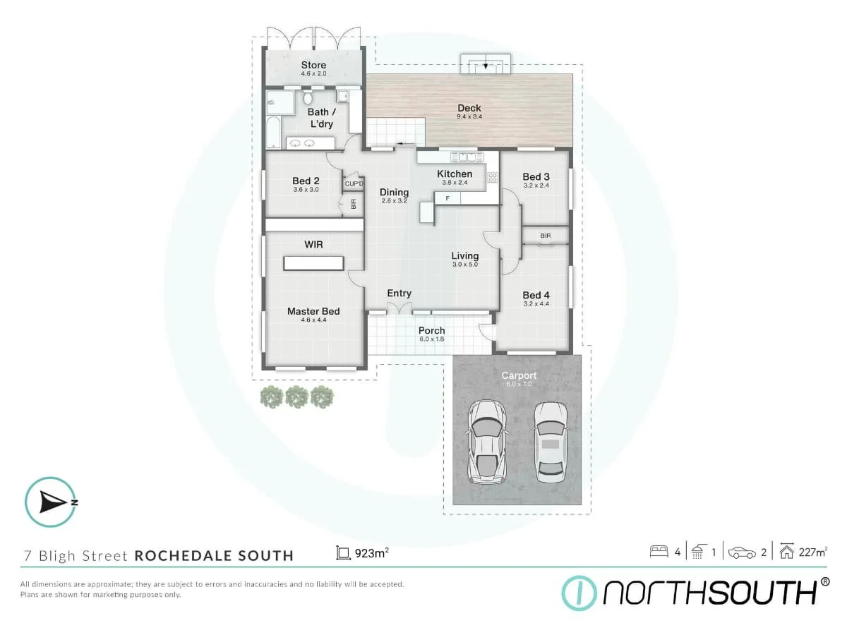 Floor Plan of the house located at 7 Bligh Street Rochedale South QLD 4123