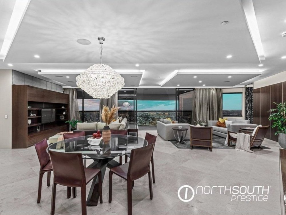 Modern executive rental apartment interior in Brisbane, styled for premium tenants