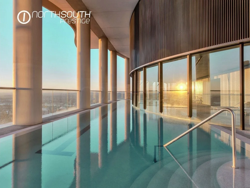Luxury pool at Riparian Plaza, Brisbane
