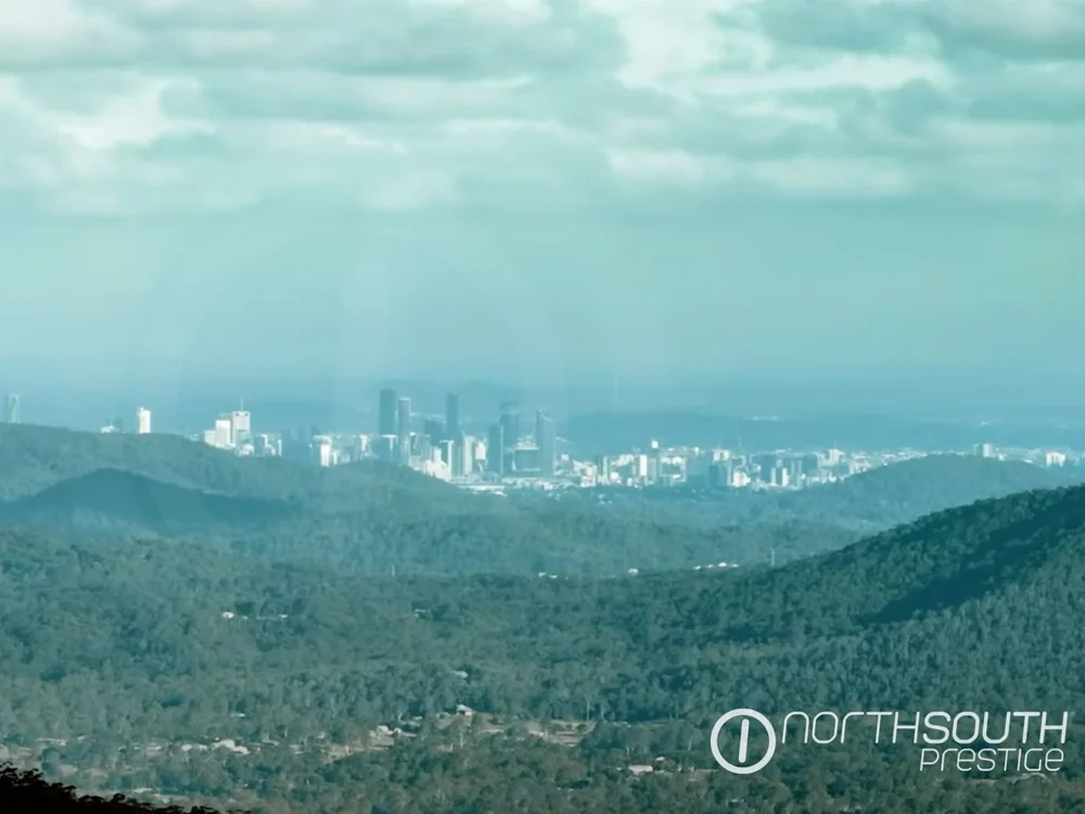 Brisbane City views visible from Samford Valley 1,000 acres development property for sale