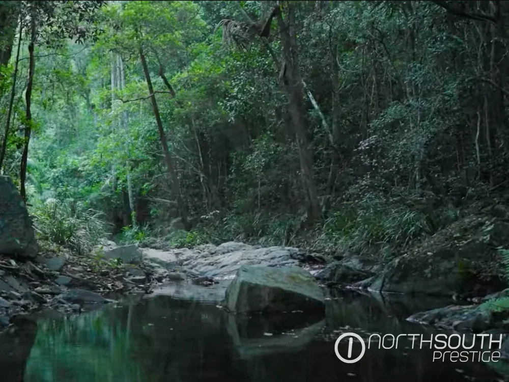 Natural creek flowing through Samford Valley 1,000 acres development property for sale