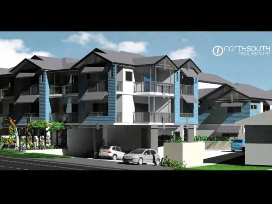 Conceptual drawing of DA approved plans for 11 townhomes on Old Cleveland Road Coorparoo included in properties for sale