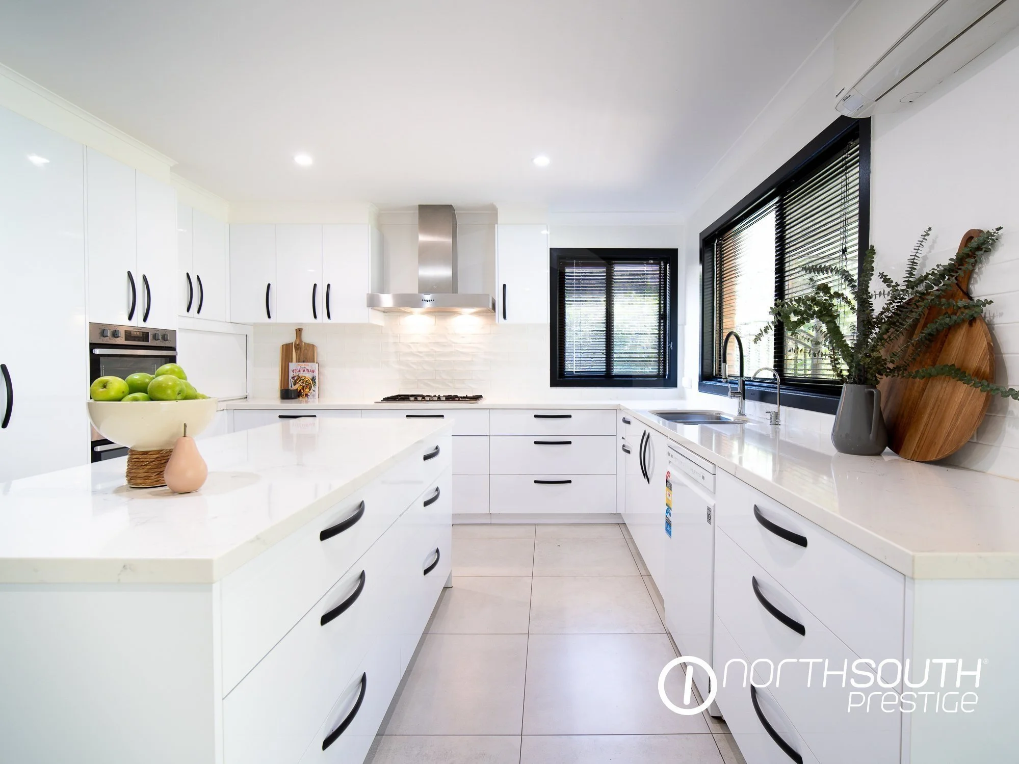 Modern kitchen at properties for sale northern nsw nobbys creek 100 acres.