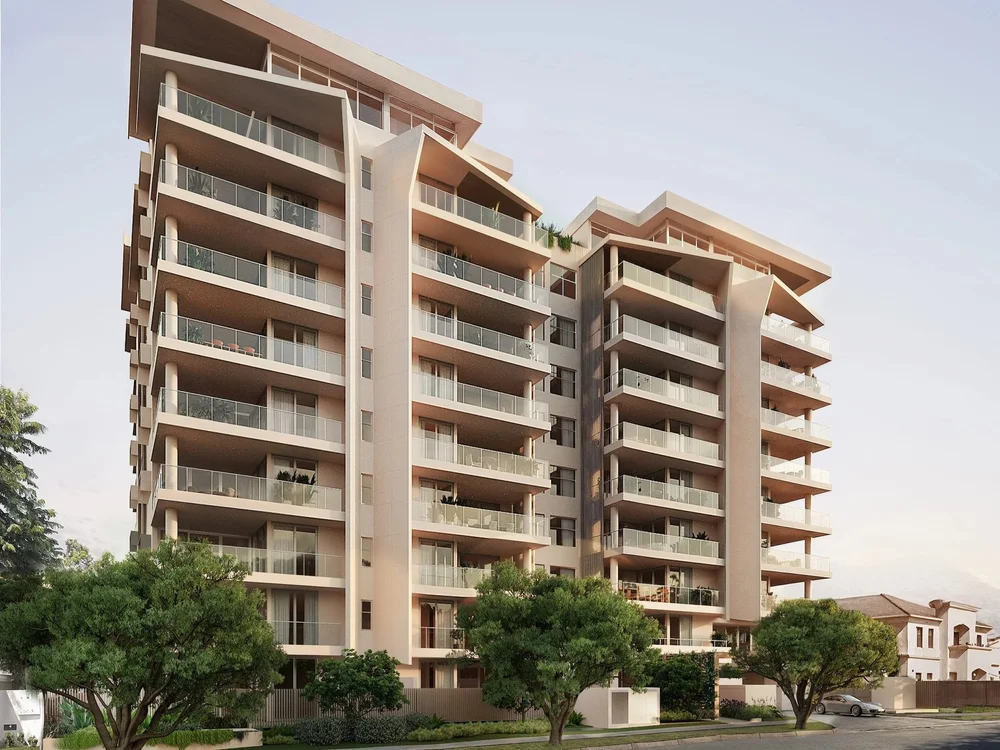 Gold Coast Apartment For Sale, skyline and Broadwater outlook from balcony at twilight
