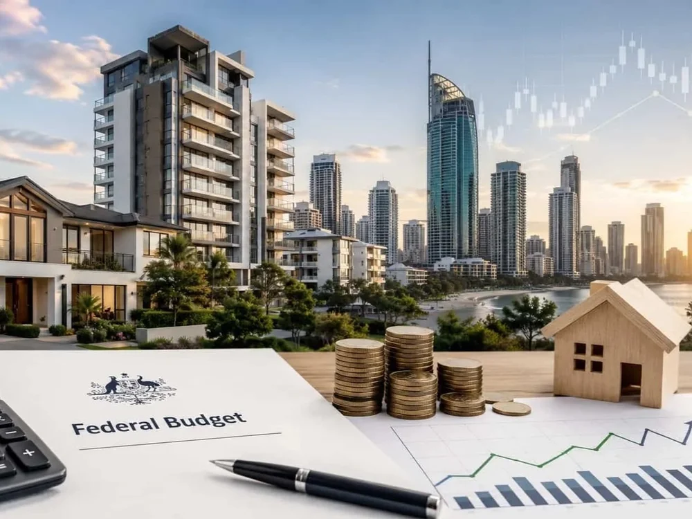 Illustration for the Federal Budget 2026 property tax changes.