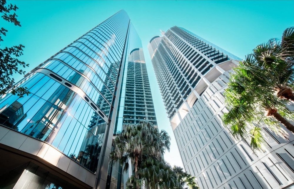 Riparian Plaza tower by Harry Seidler, 71 Eagle Street Brisbane