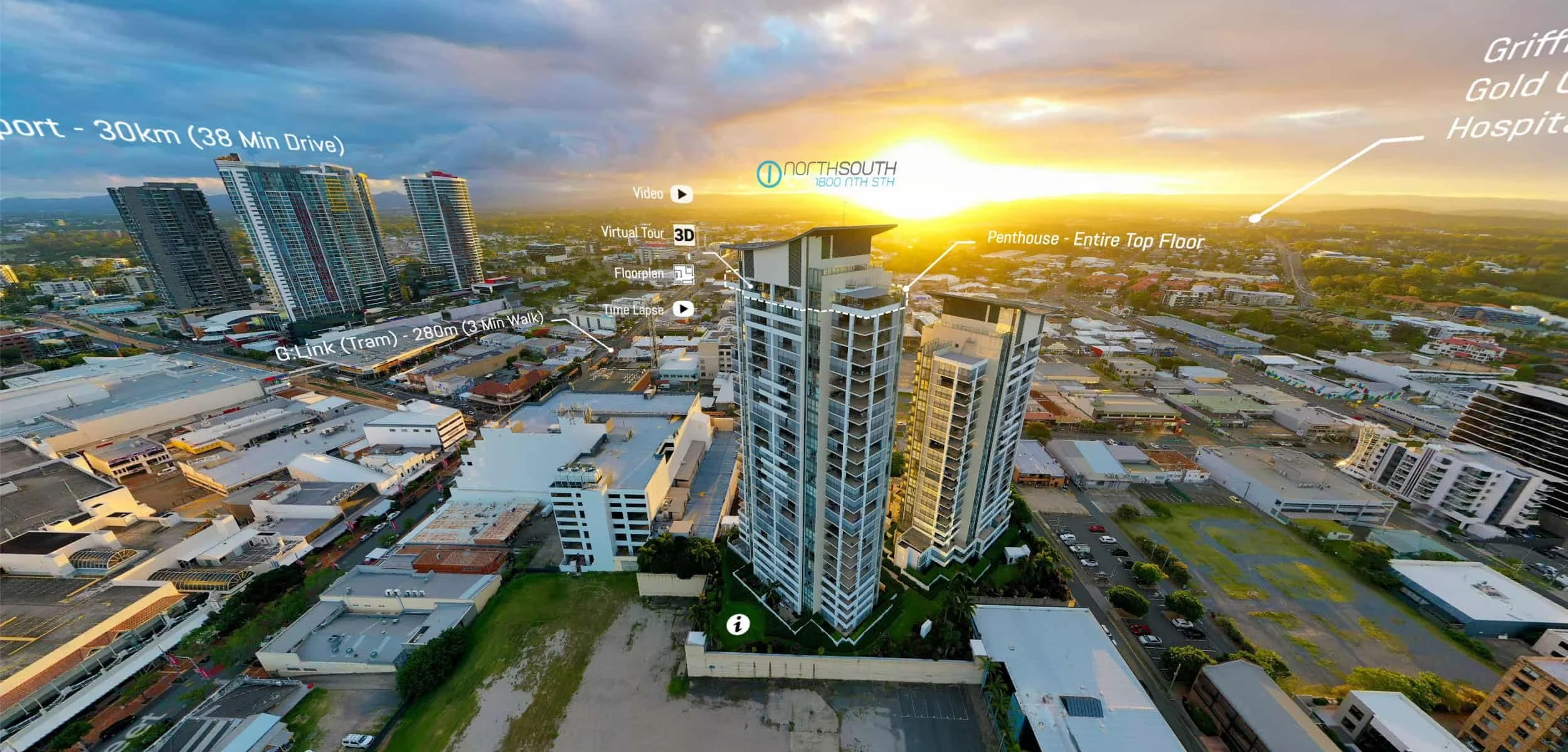 The Nexus penthouse at 105 Scarborough Street, Southport