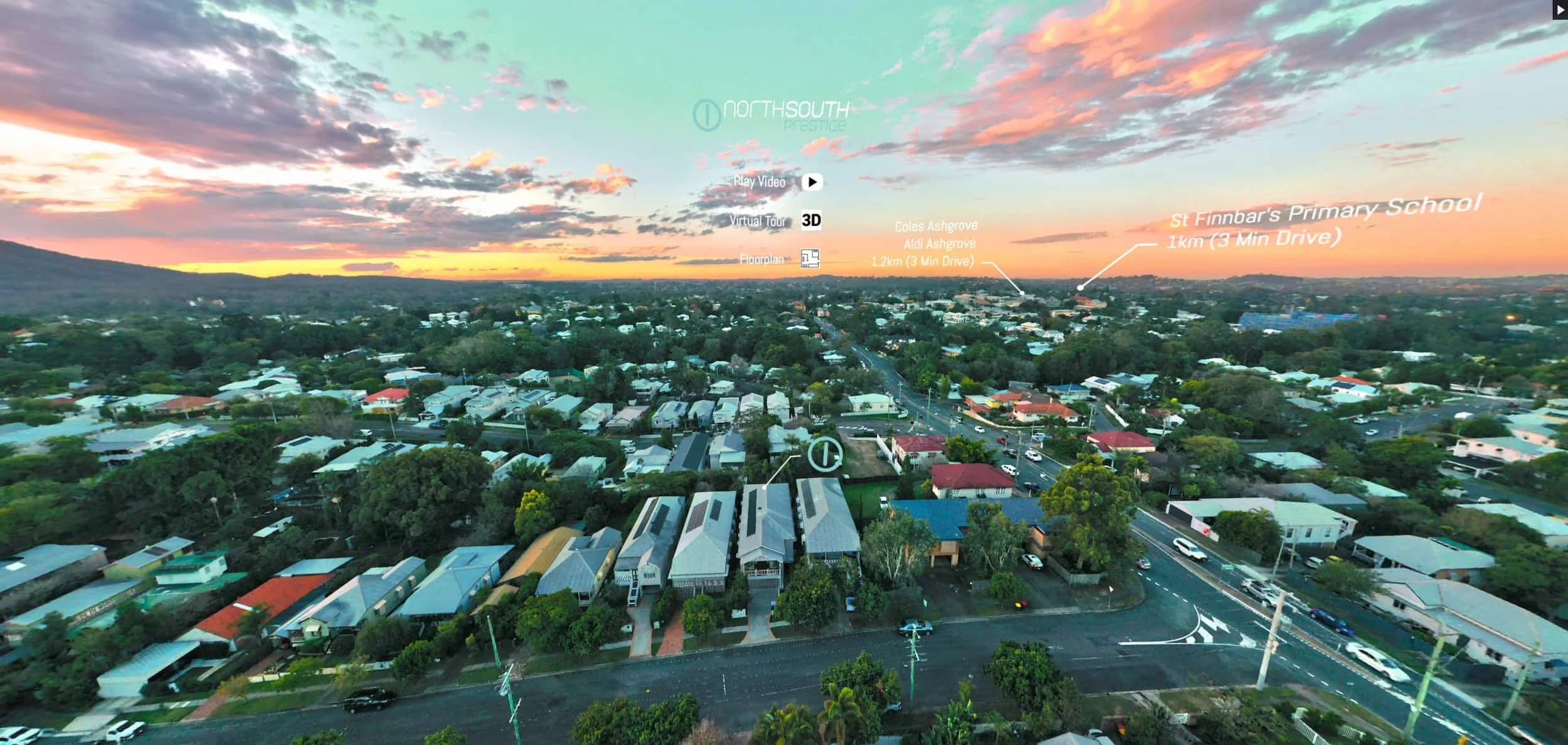 Beatrice Street, Bardon 360 experience