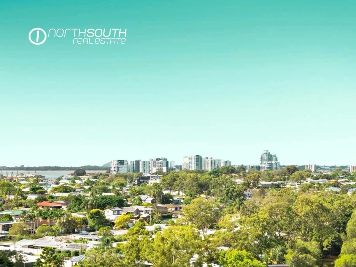 Broadwater and Gold coast high rise views from Waterpoint Residences, 51109/5 Harbourside Court, Biggera Waters QLD.