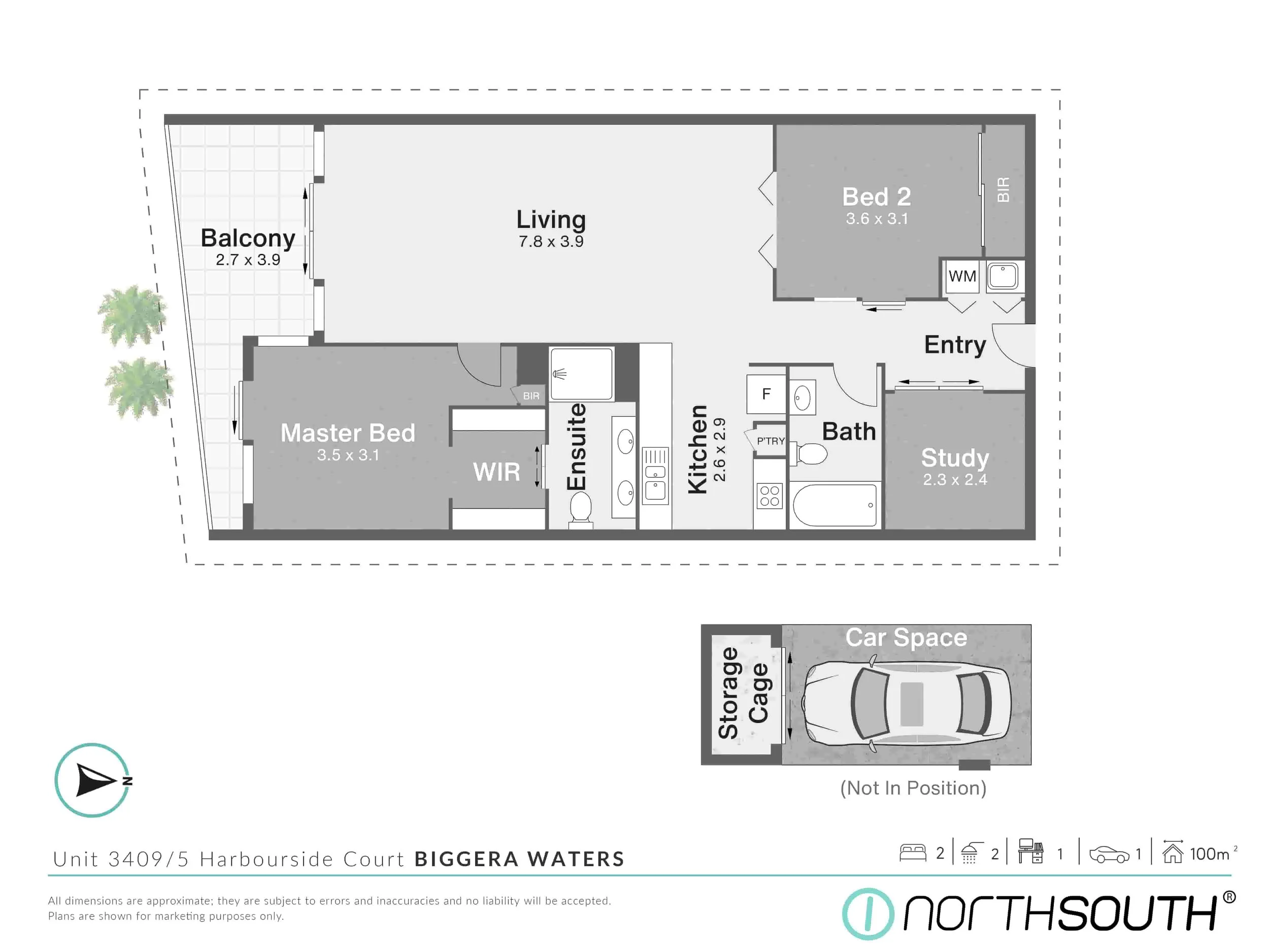 Floor Plan - Unit 3409.5 Harbourside Court, Biggera Waters.jpg