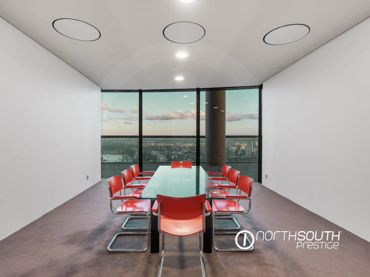 Recreational Facilities Level 39 Boardroom with sunset views – Brisbane properties for sale Riparian Plaza apartment 4903 