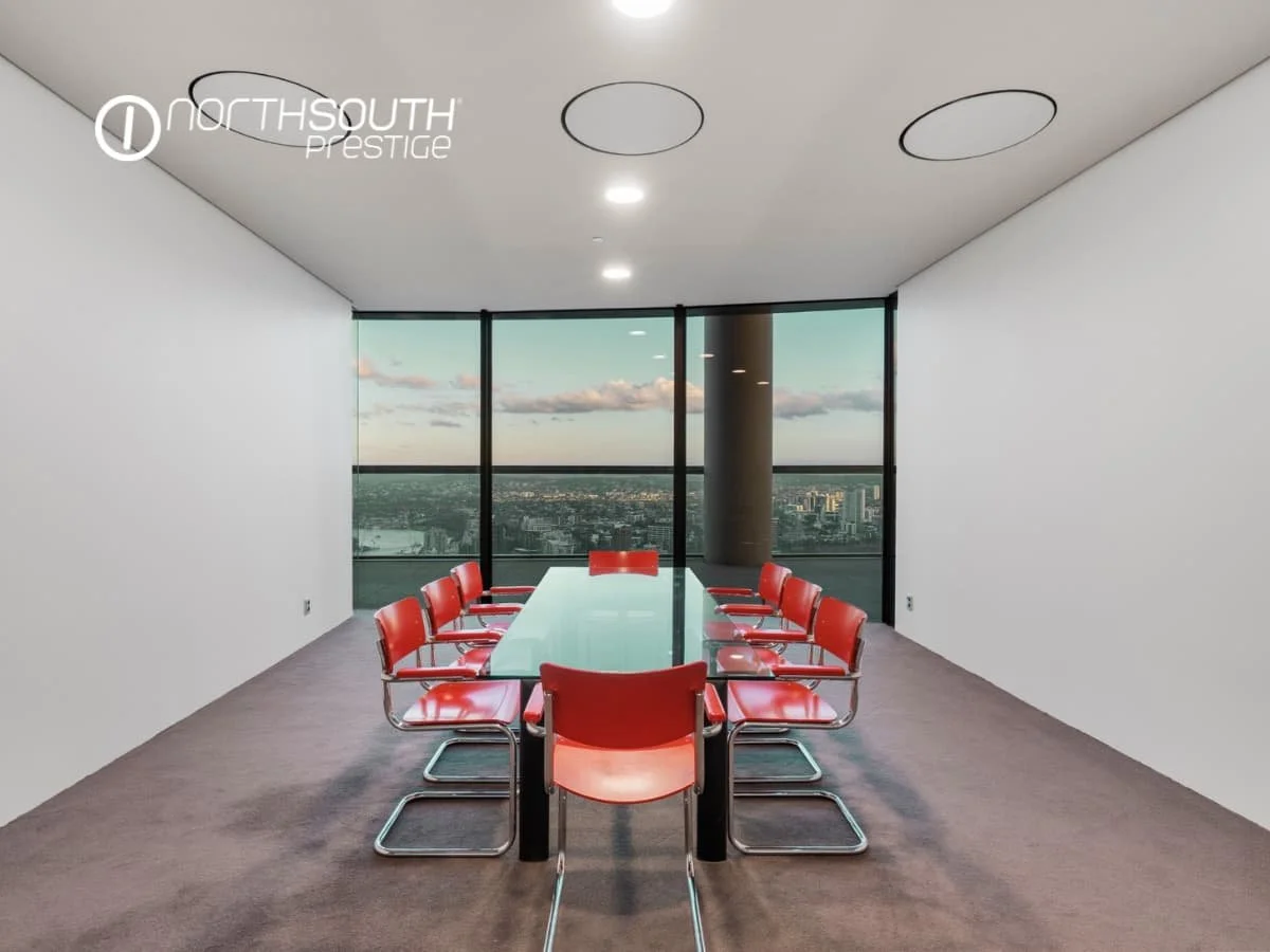 Recreational Facilities Level 39 Boardroom with sunset views – Brisbane properties for sale Riparian Plaza apartment 5002 