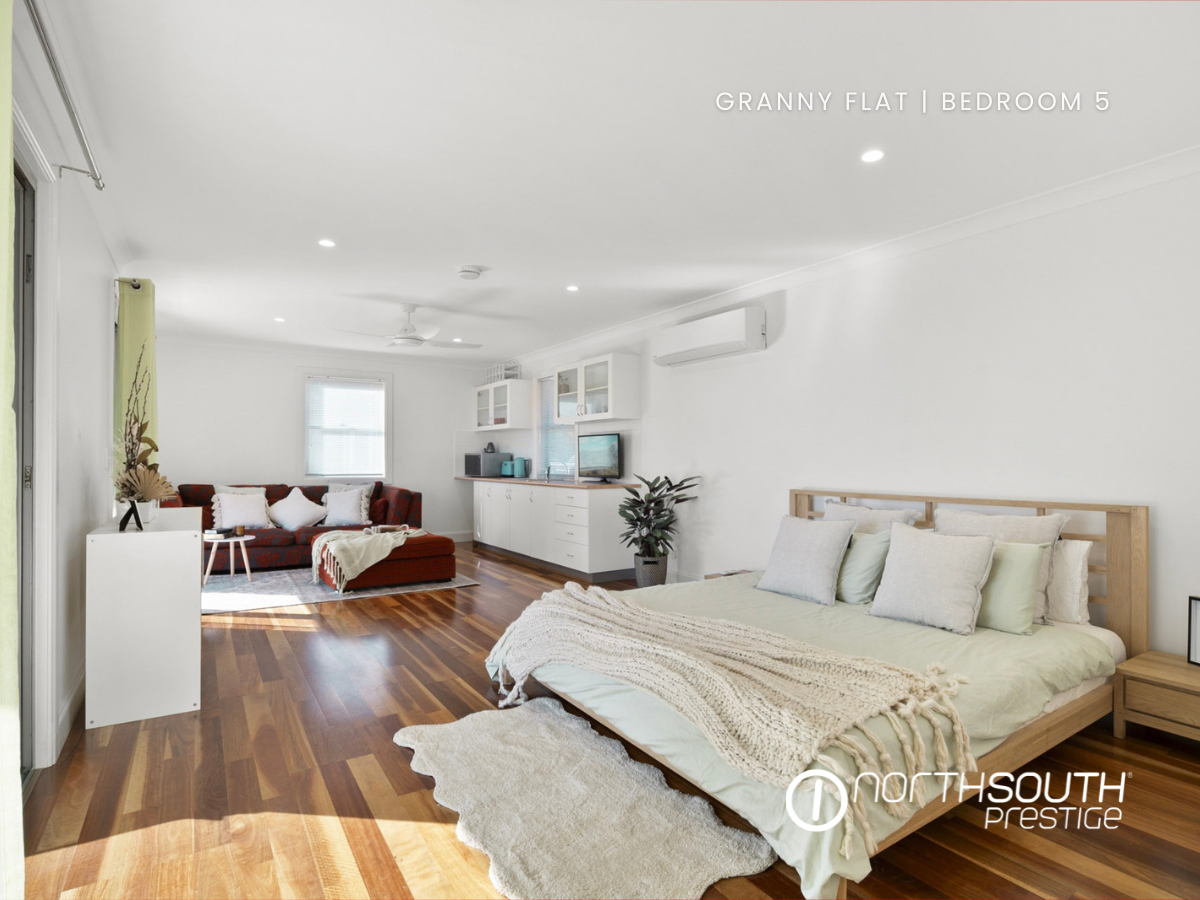 Guest suite in rural real estate QLD Scenic Rim property for sale.