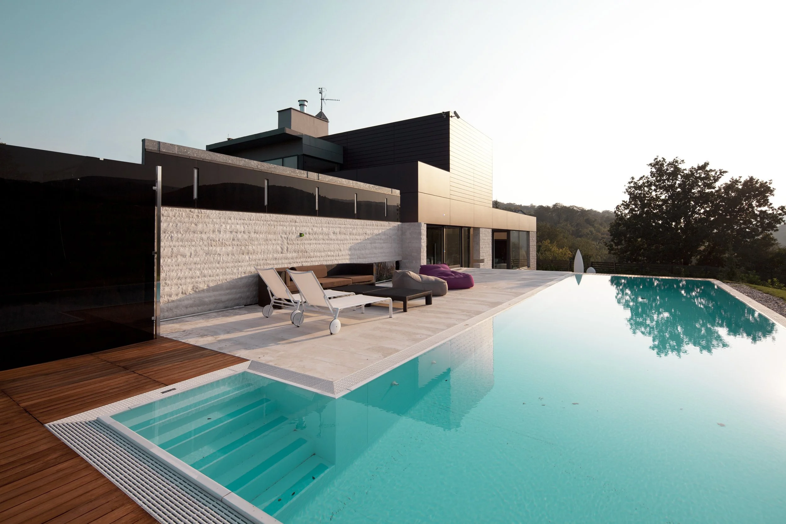 Luxury rental with pool and water view, showcasing the high-performing properties managed by our investment property managers