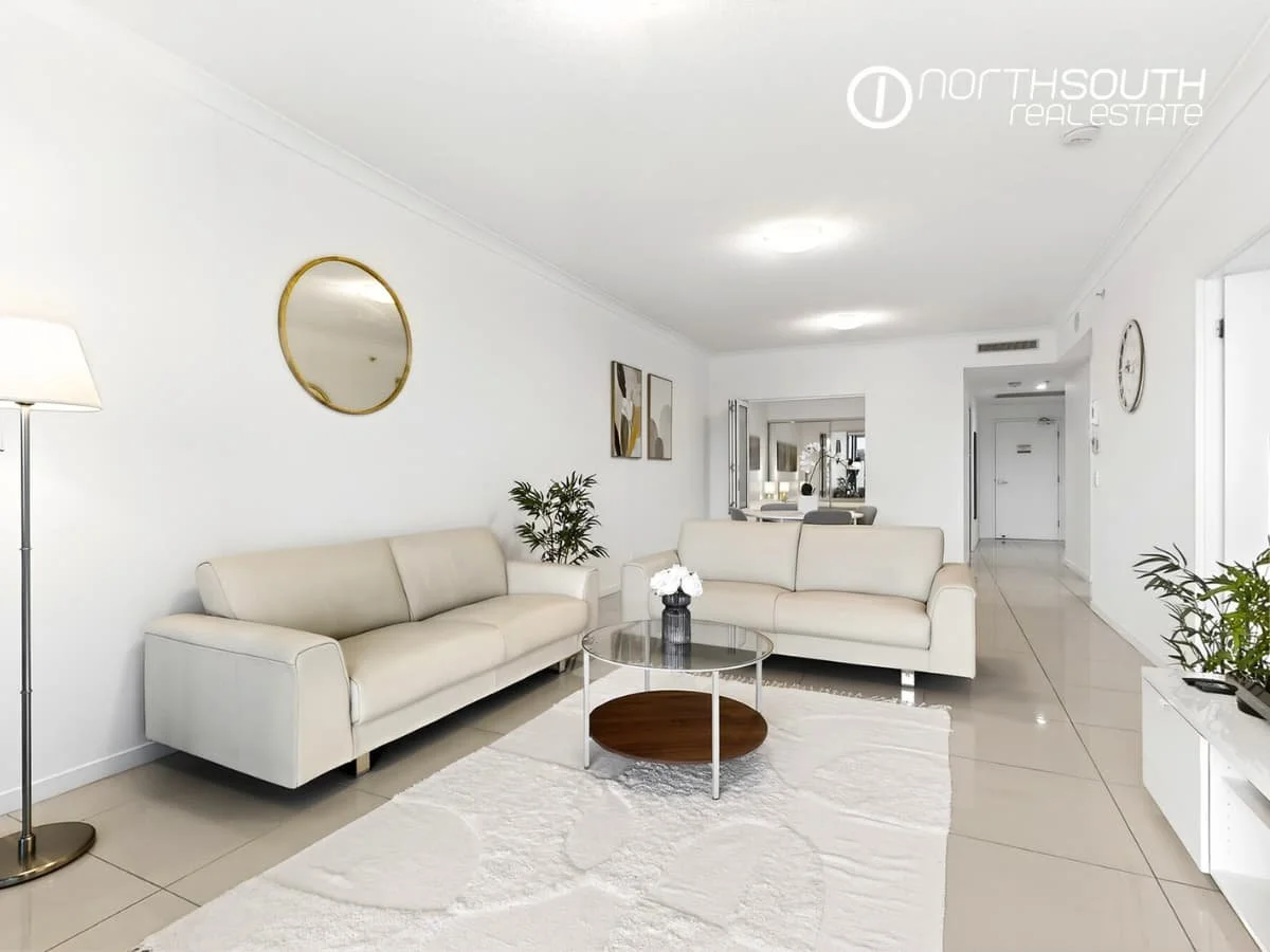 Large renovated apartment and furnished living room at 2202 25 East Quay Drive Biggera Waters