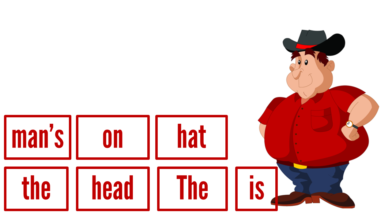 Prepositions of Place Unscramble The Words To Make A Sentence — Premade ESL Games