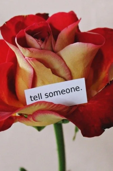 tell someone (print, 2019)