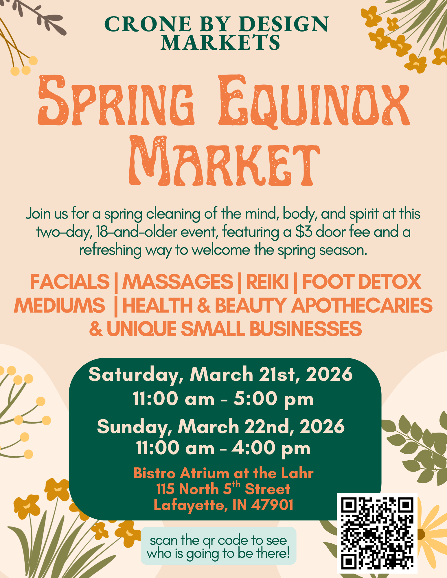 Spring Equinox Market by Crone by Design 