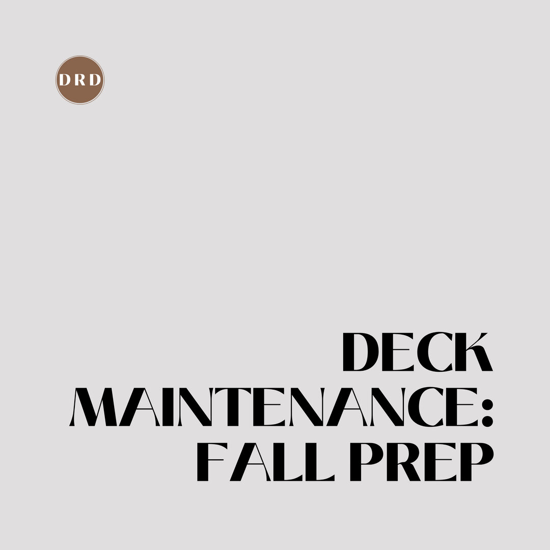 FALL PREP FOR YOUR DECK 🍂⬇​​​​​​​​
​​​​​​​​
① Inspect Your Deck: Part of maintaining your deck is to inspect it annually. Before you start, clear the deck of any furniture or toys and sweep away larger debris.​​​​​​​​
​​​​​​​​
② Fix Loose Nails: The