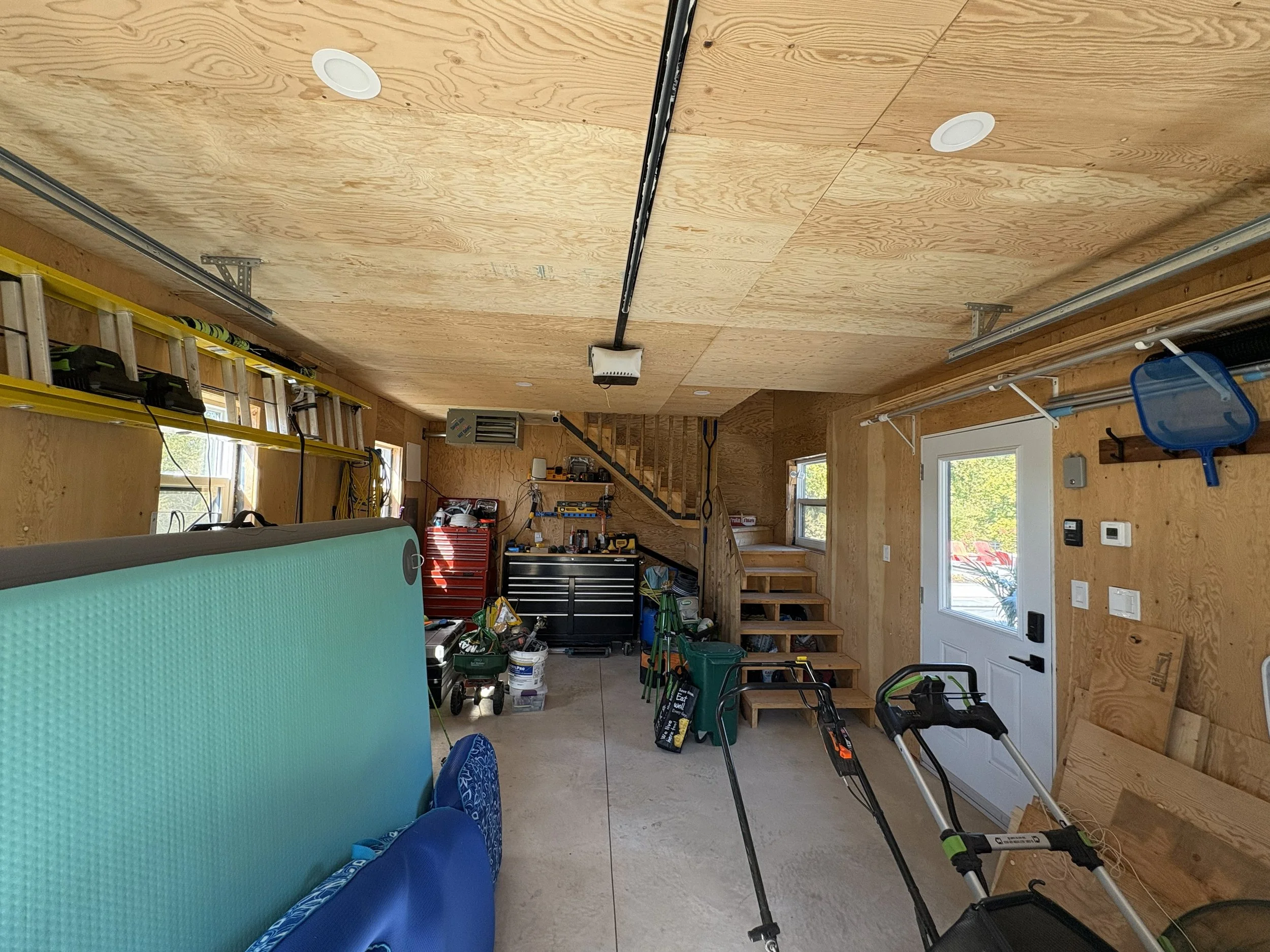 Interior of Custom Shed 