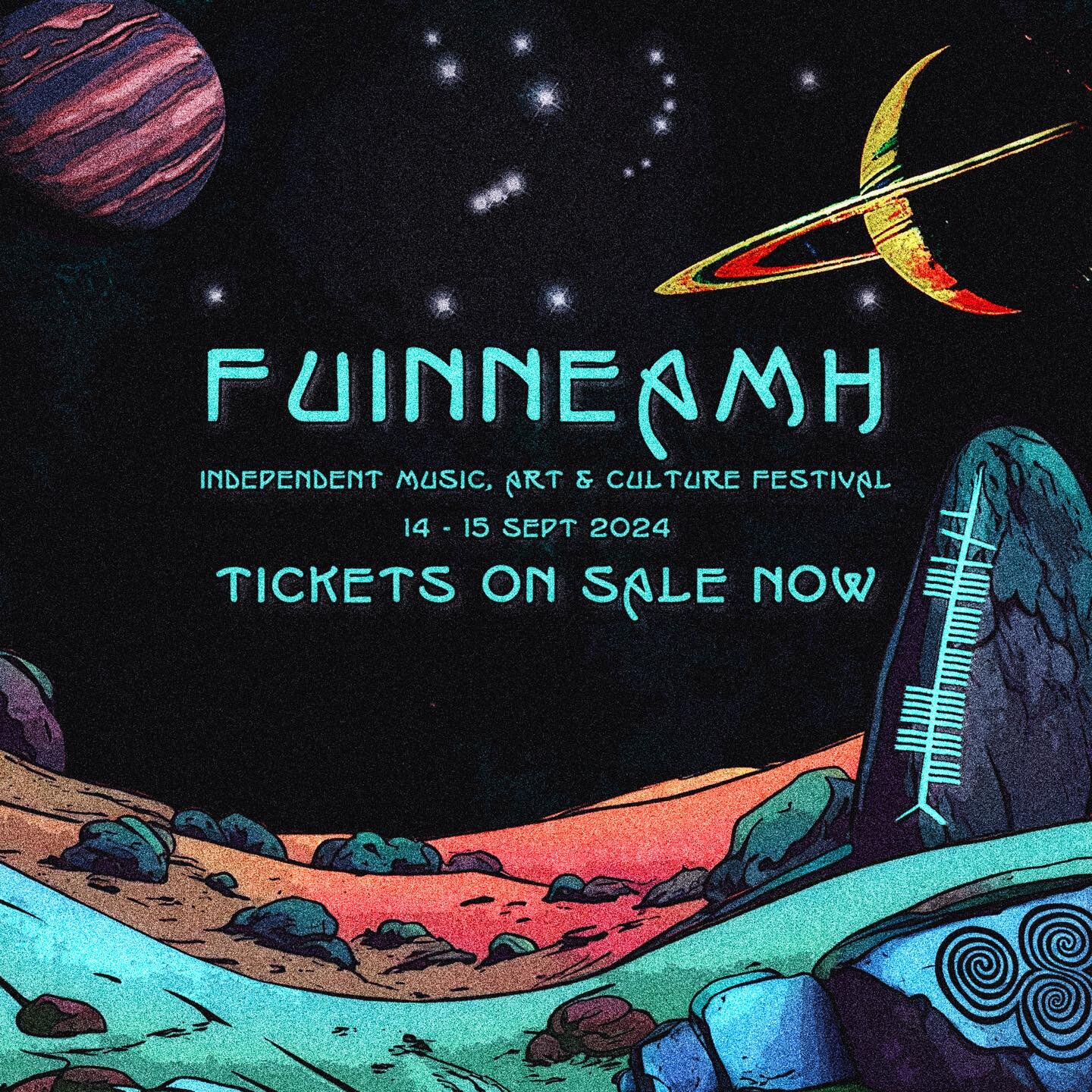 General sale tickets are now live!! Link in bio! 
🪐🌌
This years theme &ldquo;THE COSMOS&rdquo; - The cosmos has always been a driving force of inspiration for us at Fuinneamh, the beauty of the vast expanse, the stars, planets, galaxies and nebulas
