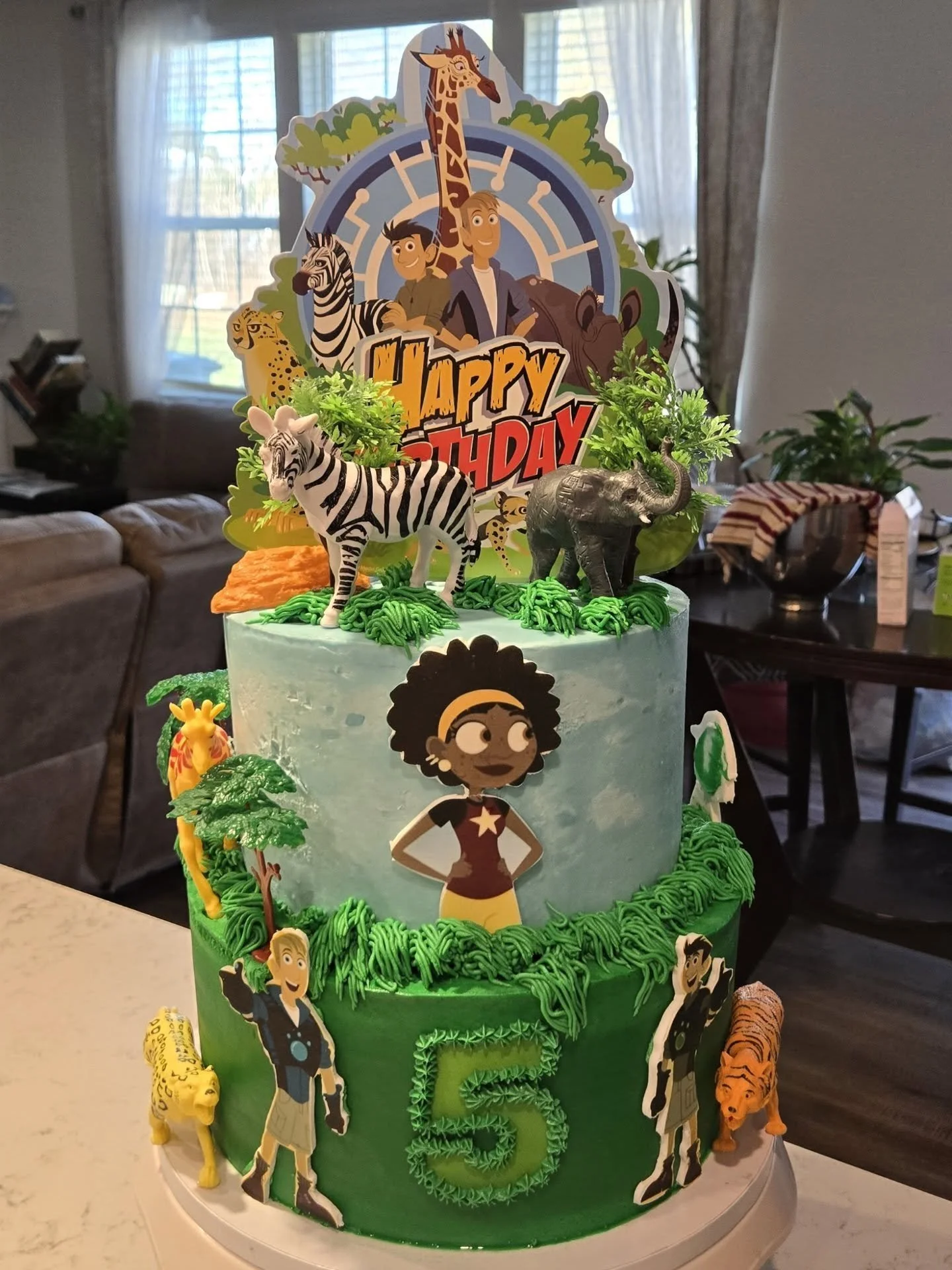 It was a wild kratz of a birthday. 

Omari's 5th