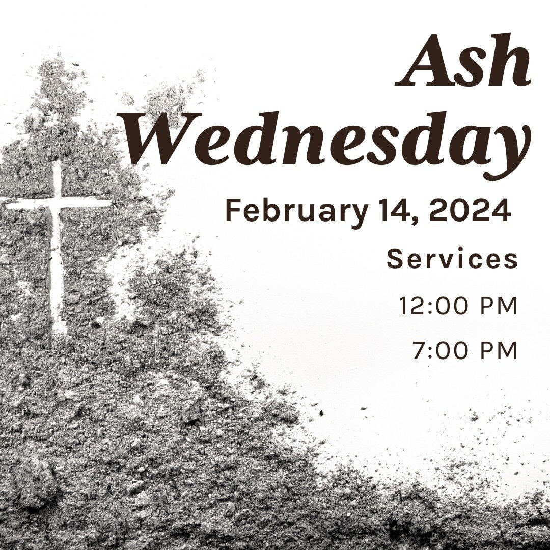 The livestream for Ash Wednesday will be the 7:00 PM service. Please visit cccambridge.org for links to our Facebook and YouTube, and to download the bulletin. This information can also be found in today's newsletter.